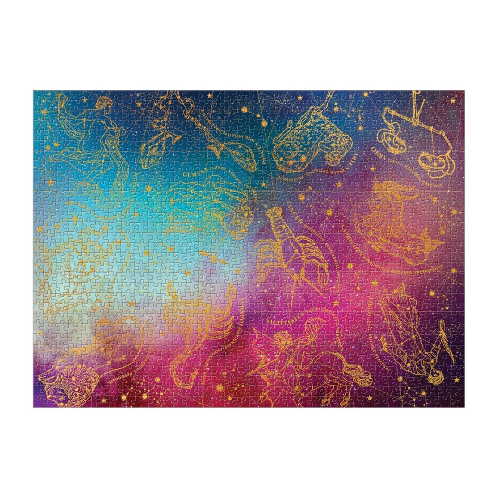 Galison Astrology 1000 Piece Foil Puzzle