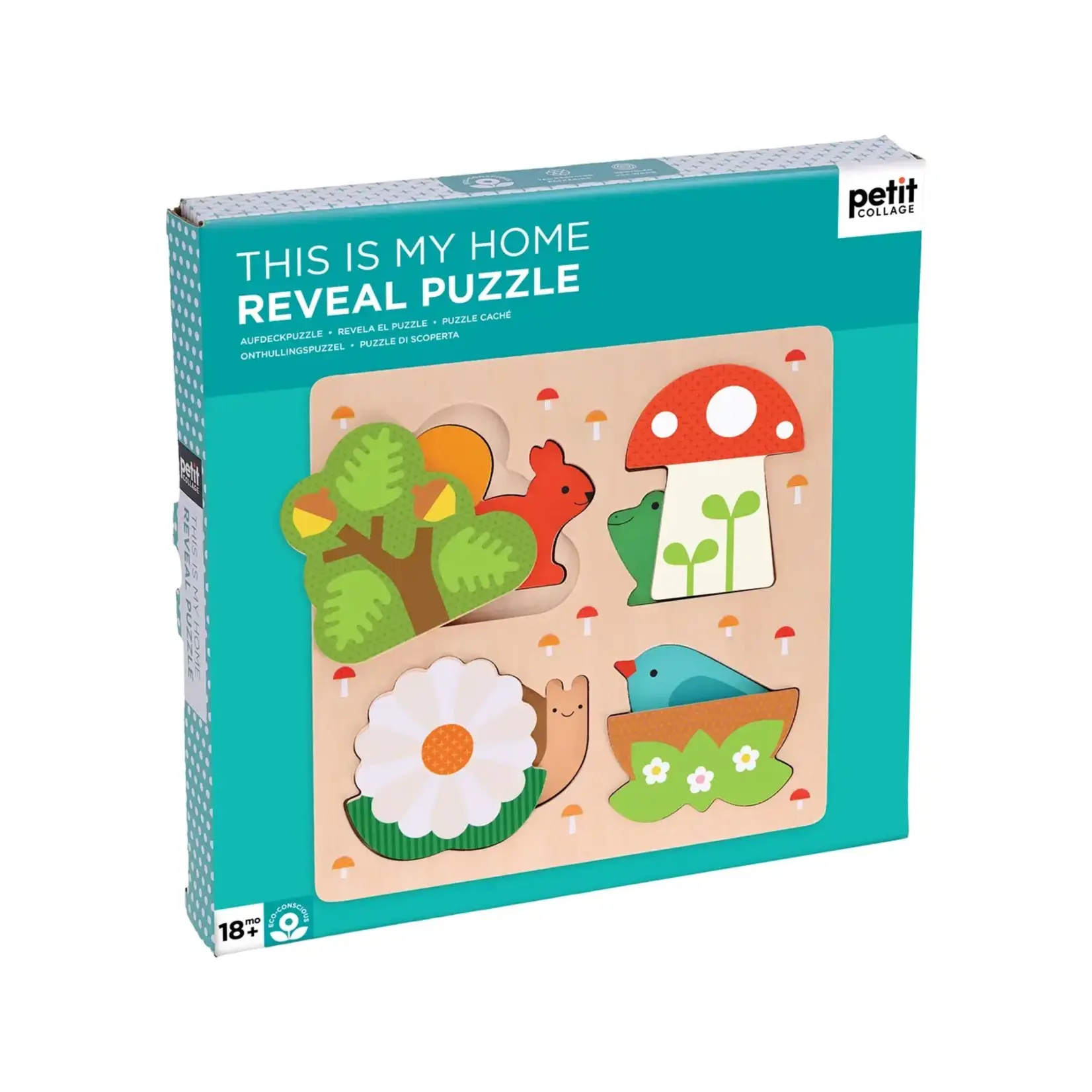 Petit Collage Reveal Puzzle: This Is My Home