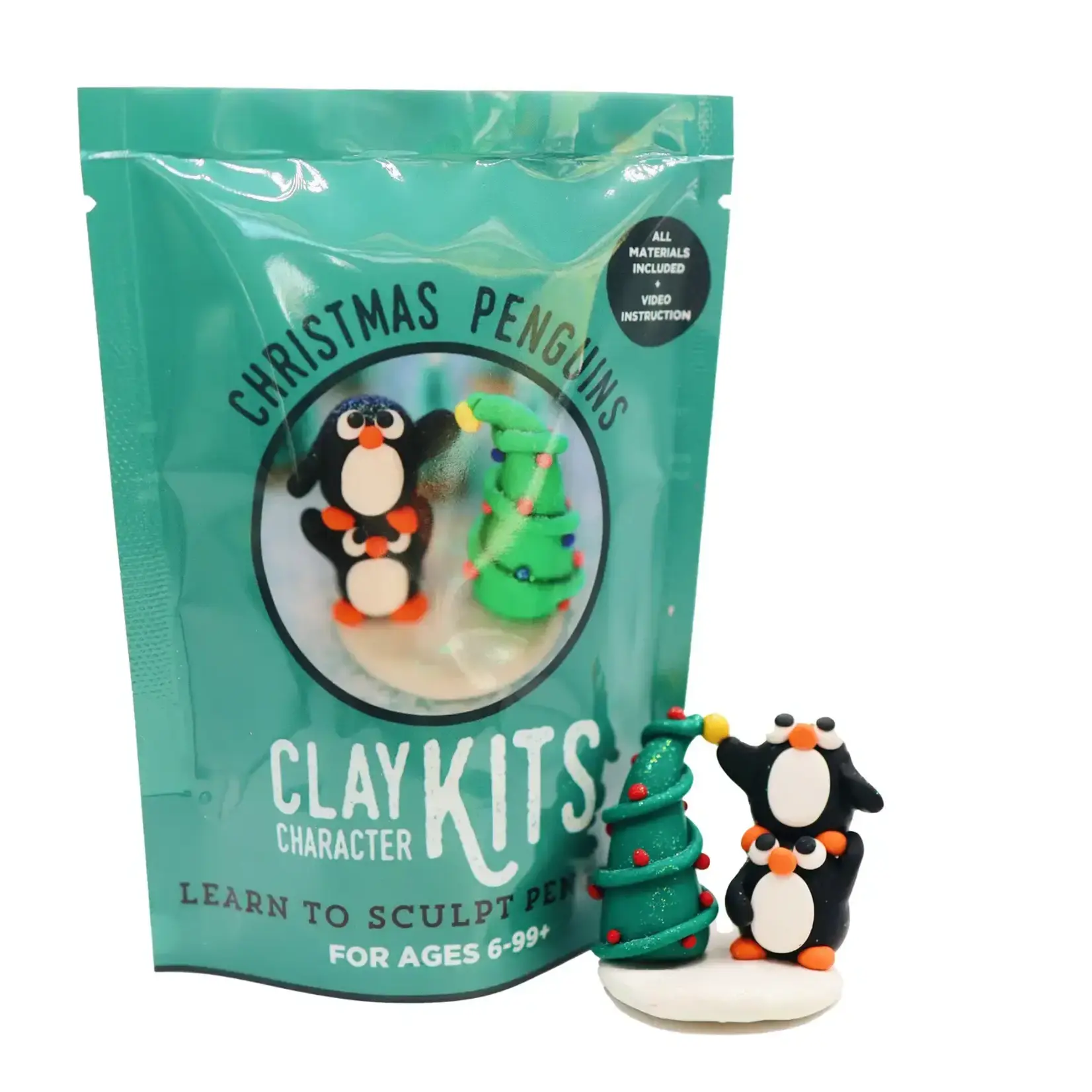 Stacked Penguins Polymer Clay Kit