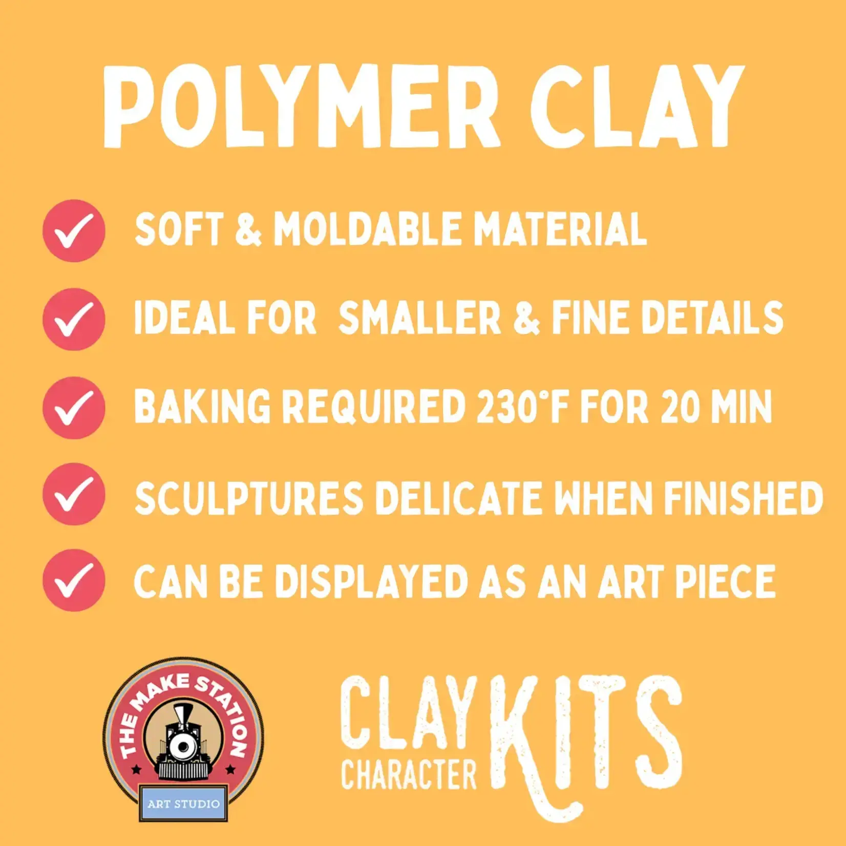 Stacked Penguins Polymer Clay Kit