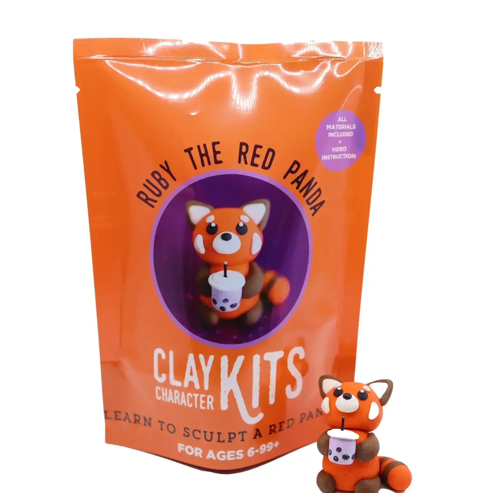 Polymer Clay Kit - Ruby The Red Panda