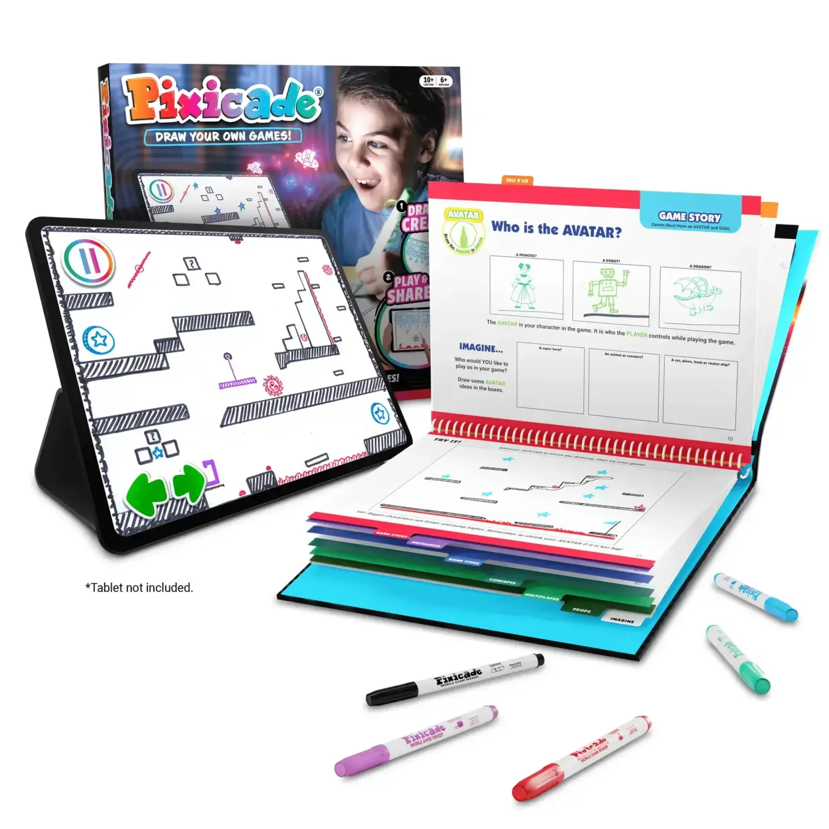 Abacus Brands, Inc Pixicade: Draw Your Own Video Games
