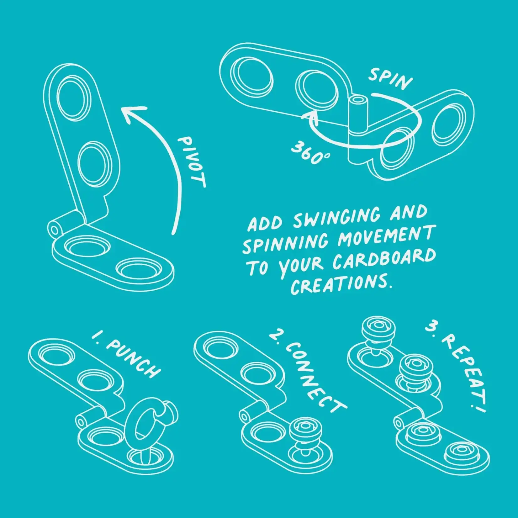 Makedo Makedo Spin-Hinge