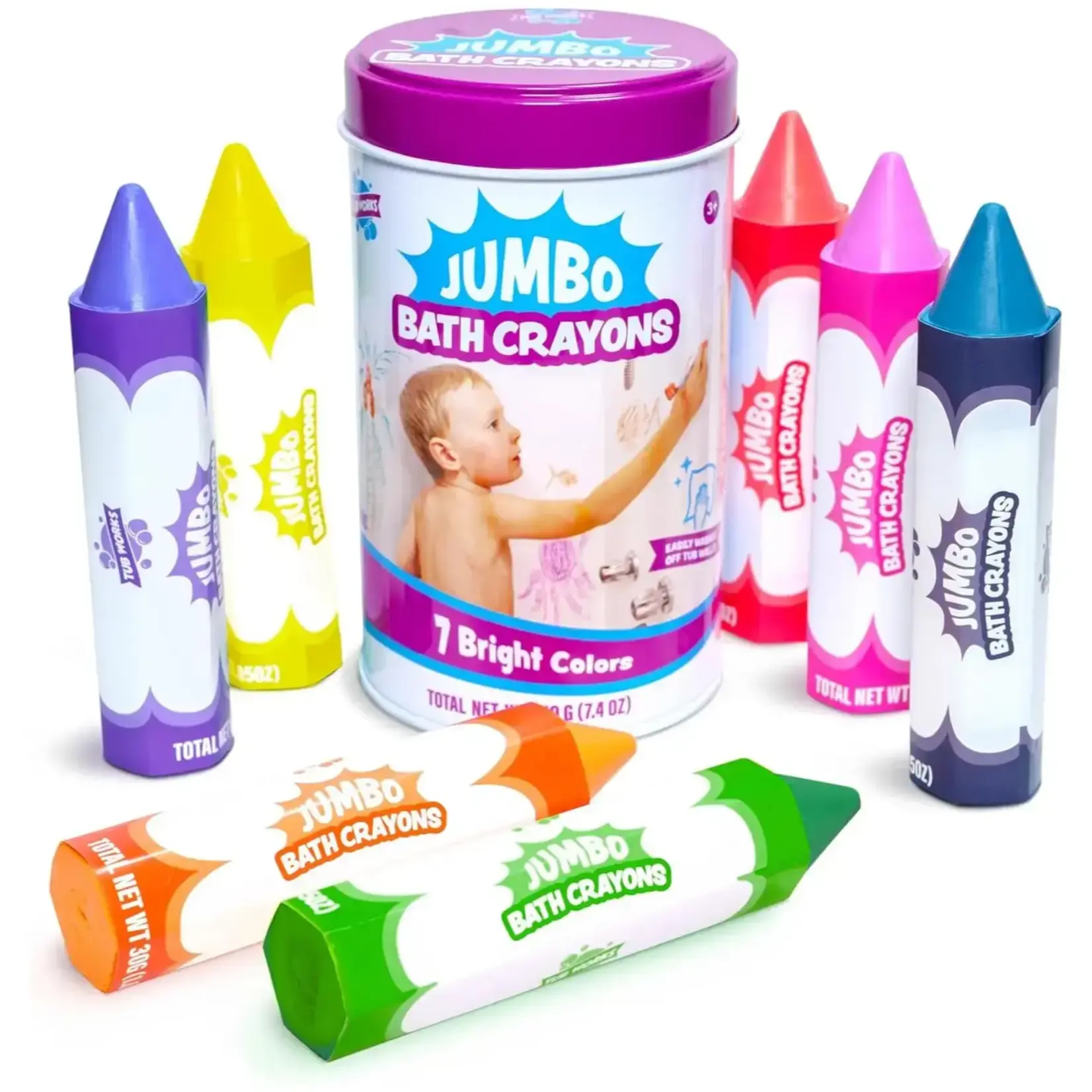 Jumbo Bath Crayons 7 pack