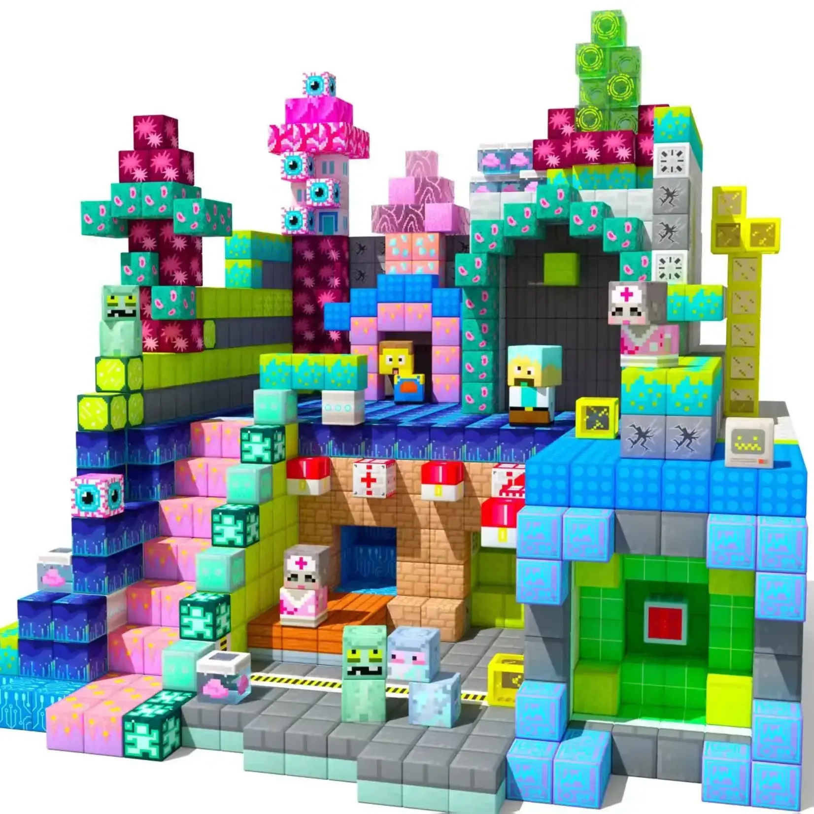 GobiDex 2cm 200PCS Fantasy Lab Magnetic Building Blocks