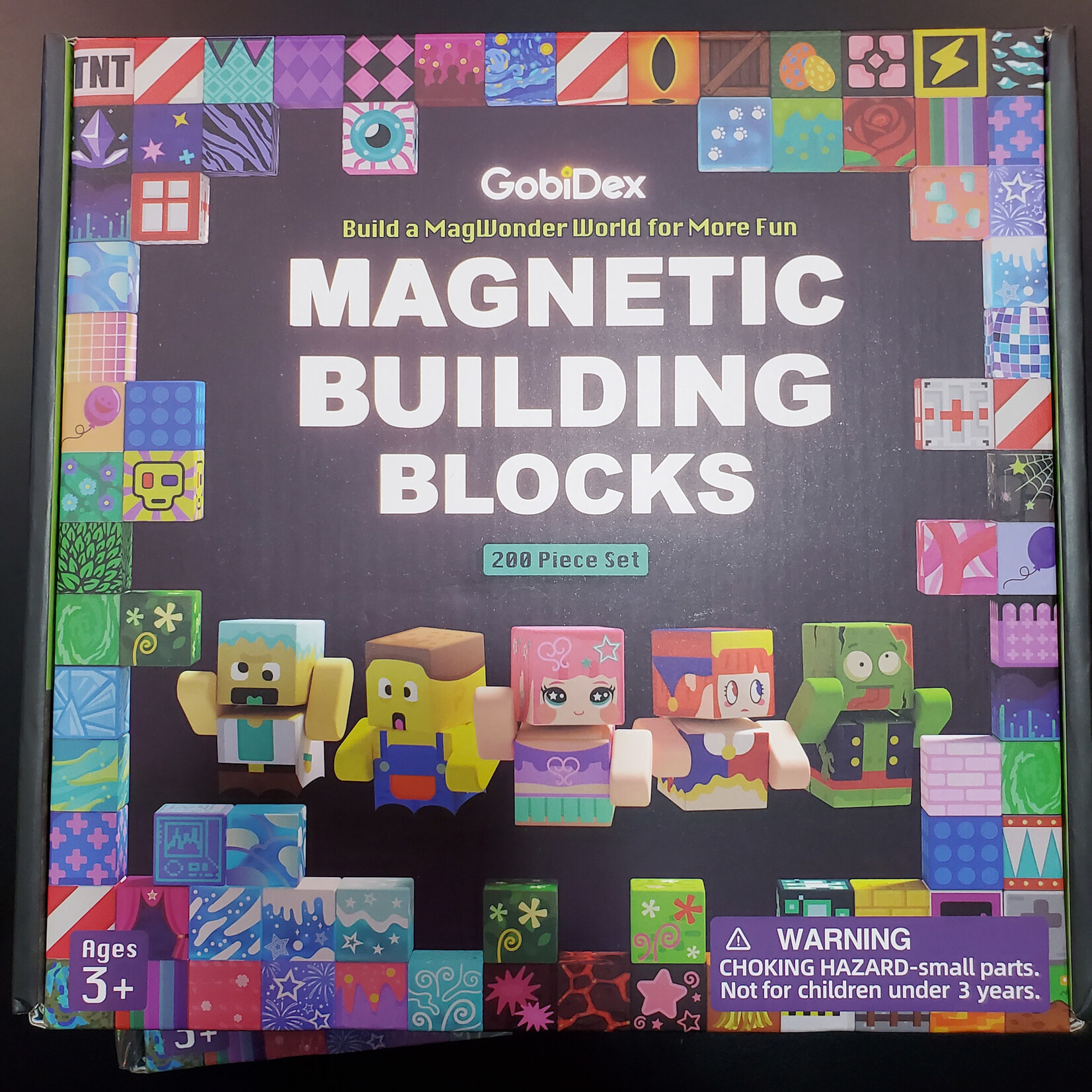 GobiDex 2cm 200PCS Elf Theme Magnetic Building Blocks