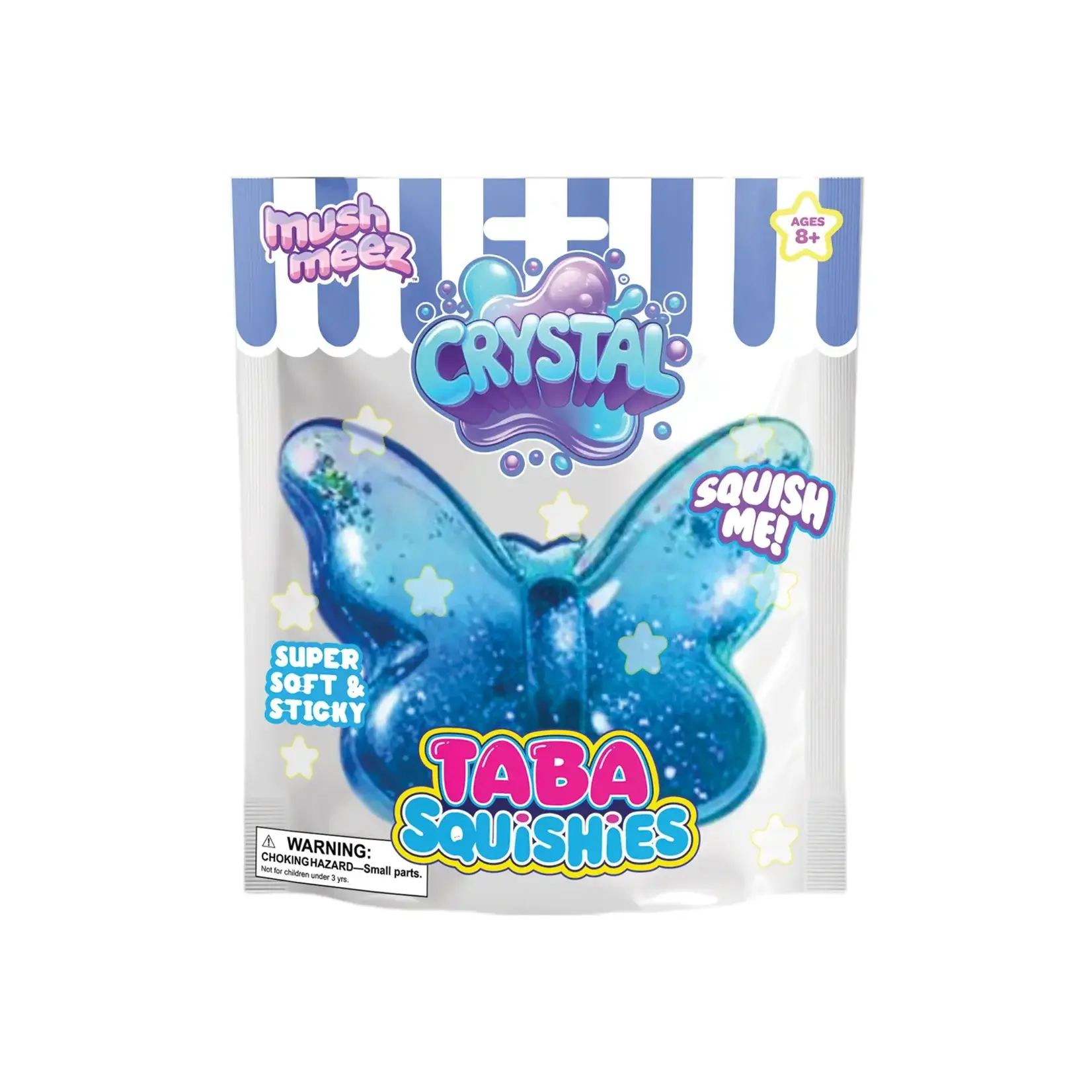 Beverly Hills Teddy Bear Company Taba Squishies Mushmeez Crystal Clear Assortment