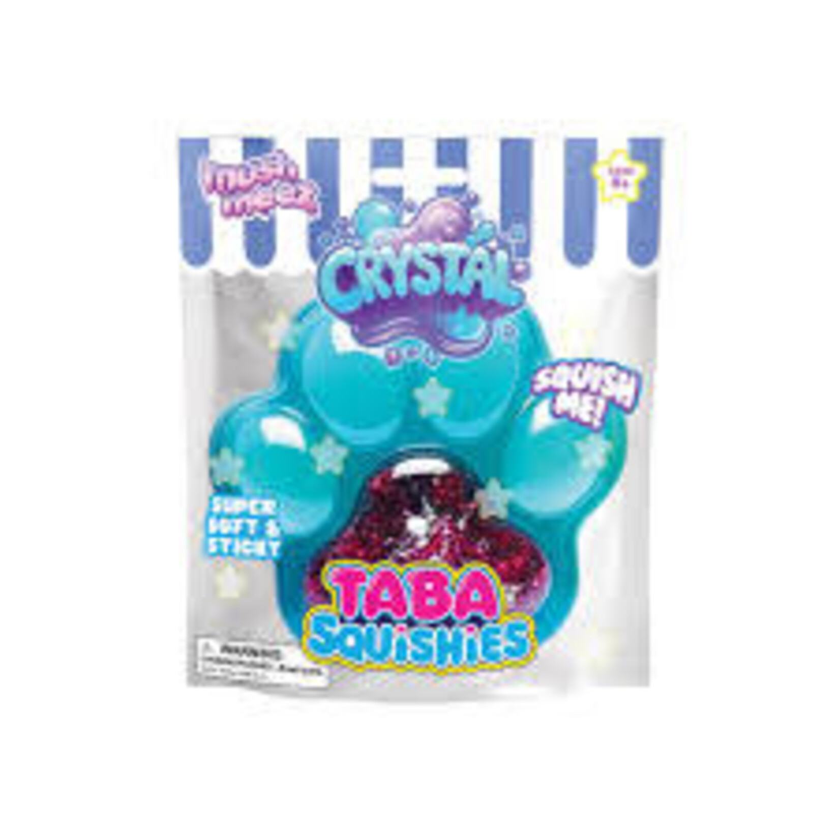 Beverly Hills Teddy Bear Company Taba Squishies Mushmeez Crystal Clear Assortment