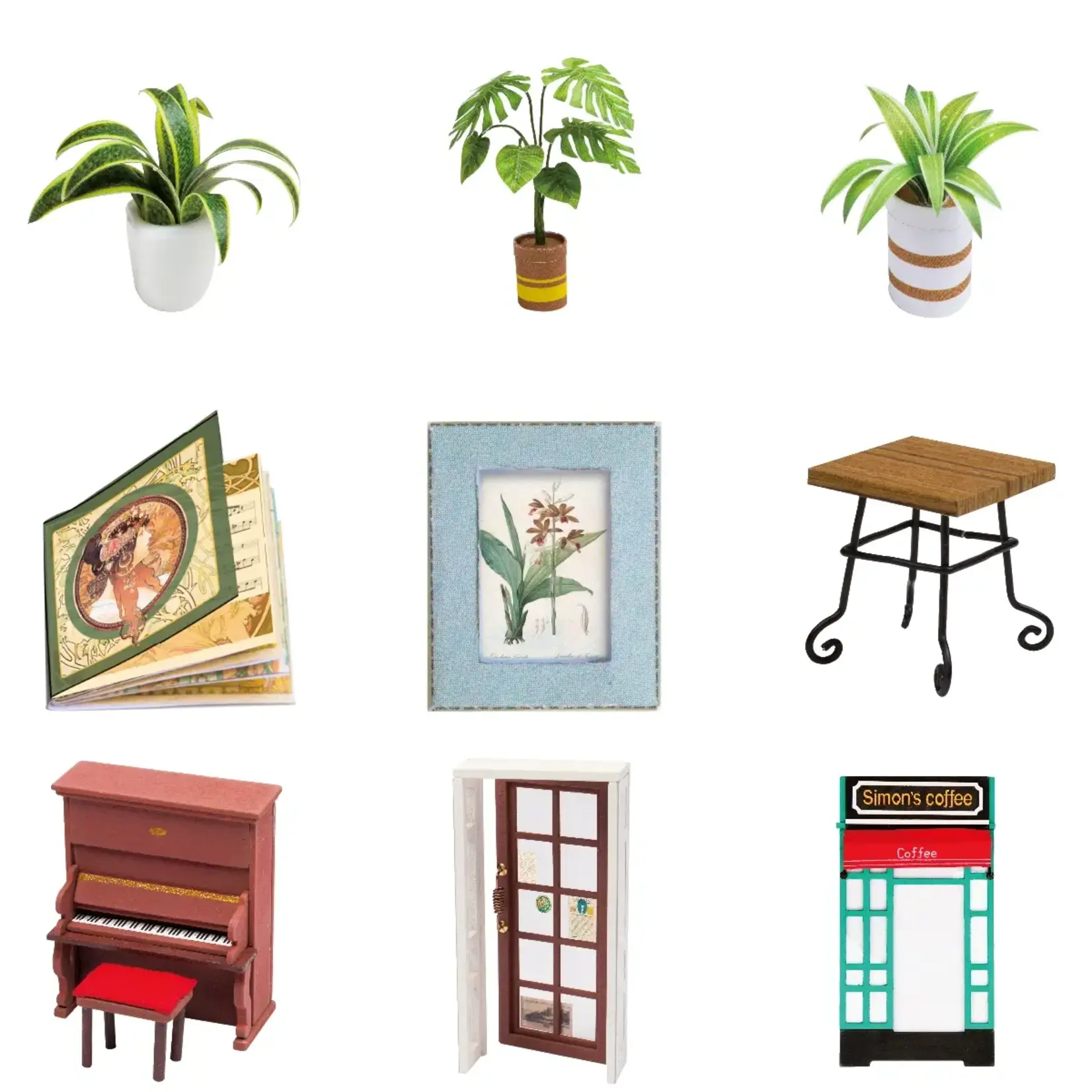 Miniature House Kit: Simon's Coffee