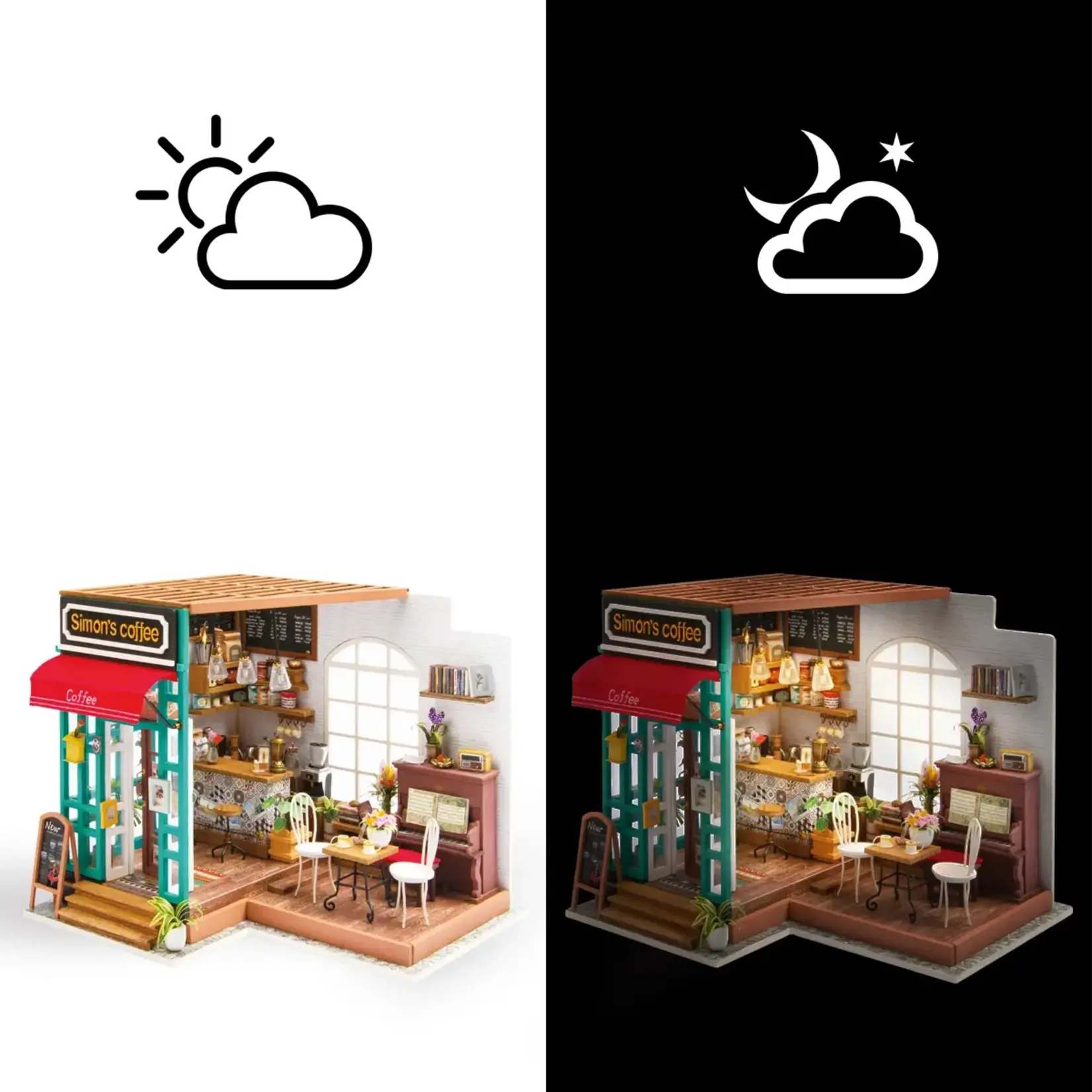 Miniature House Kit: Simon's Coffee