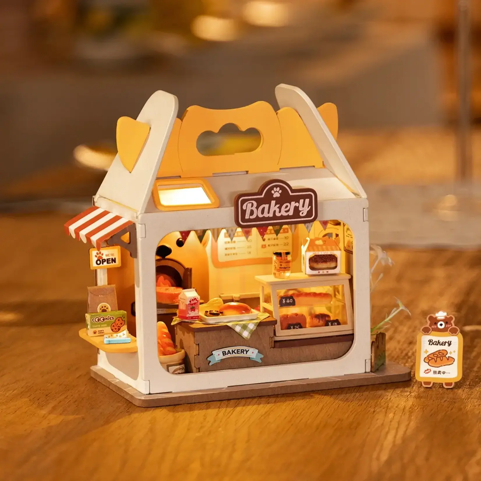 DIY Miniature House Kit: Teddy's Breadbox