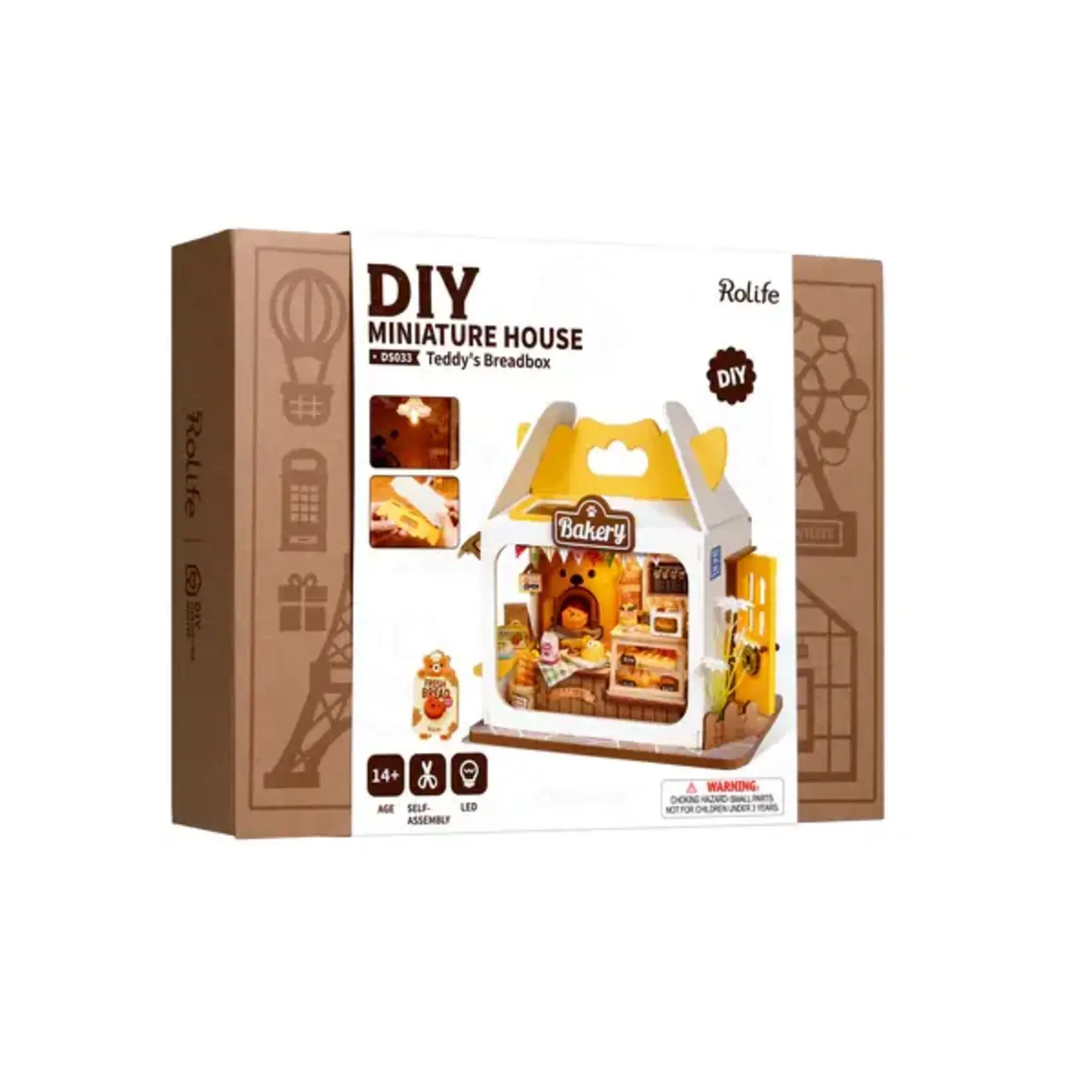 DIY Miniature House Kit: Teddy's Breadbox