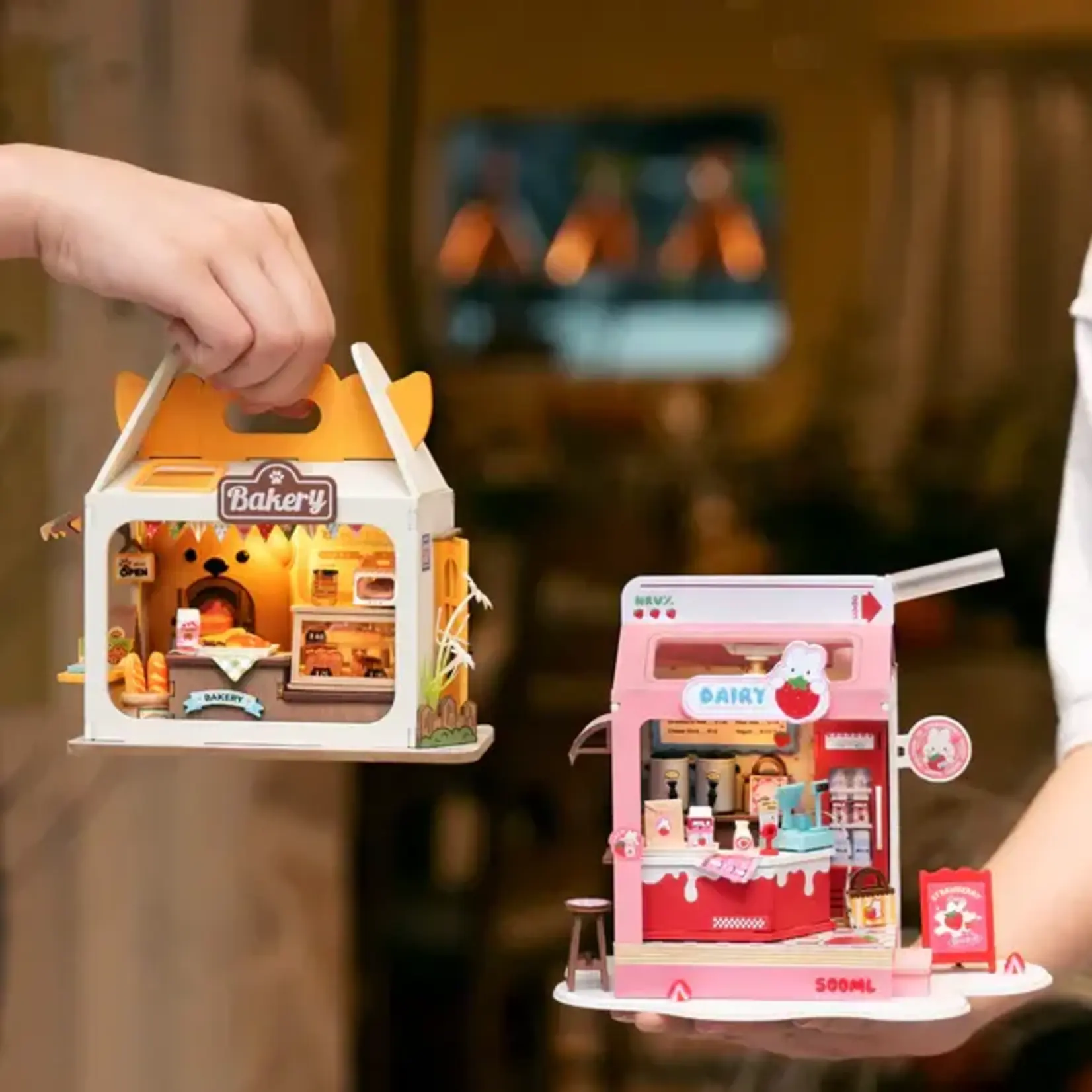 DIY Miniature House Kit: Teddy's Breadbox