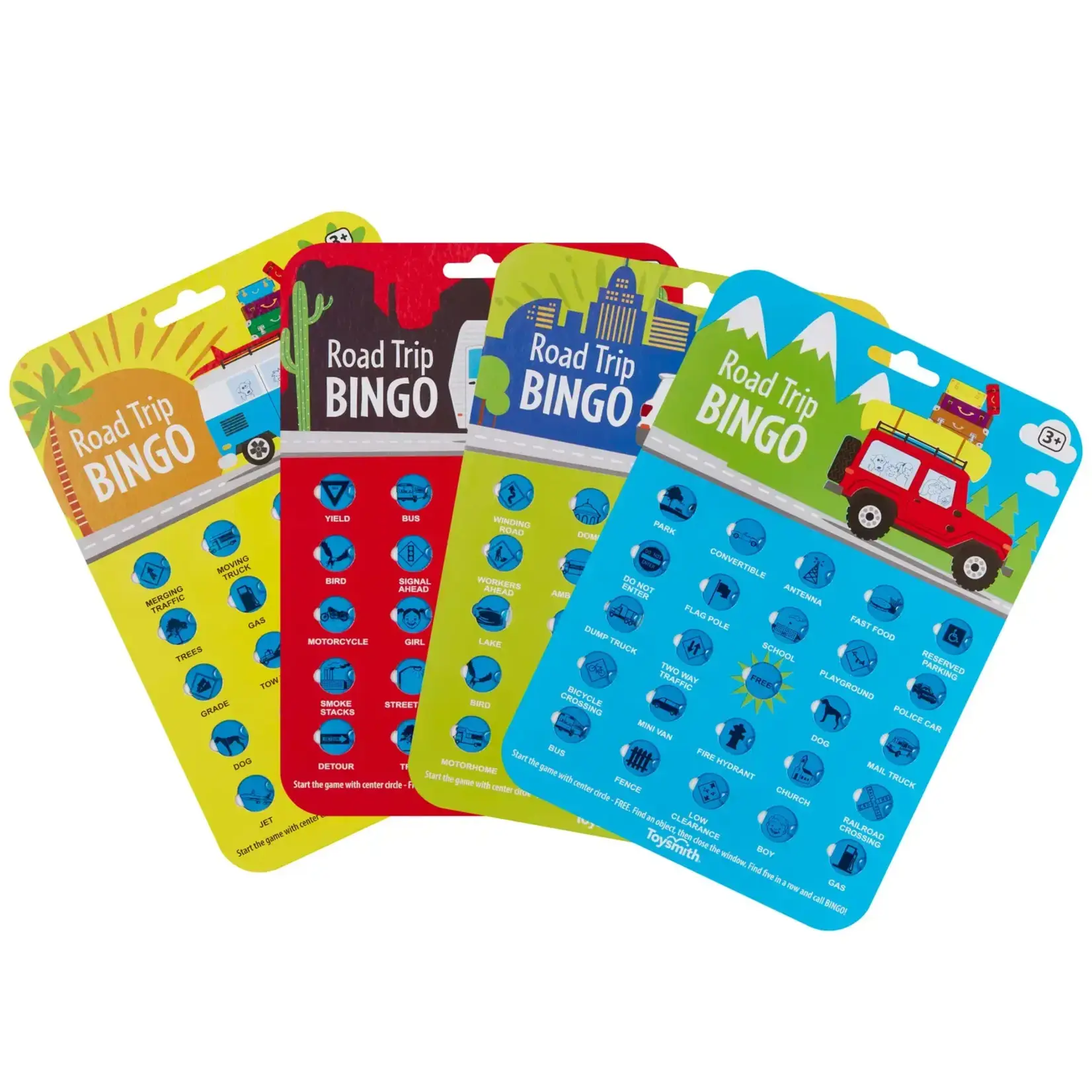 Toysmith Road Trip Bingo 4 Pack