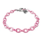 CHARM IT! CHARM IT! Pink Chain Bracelet