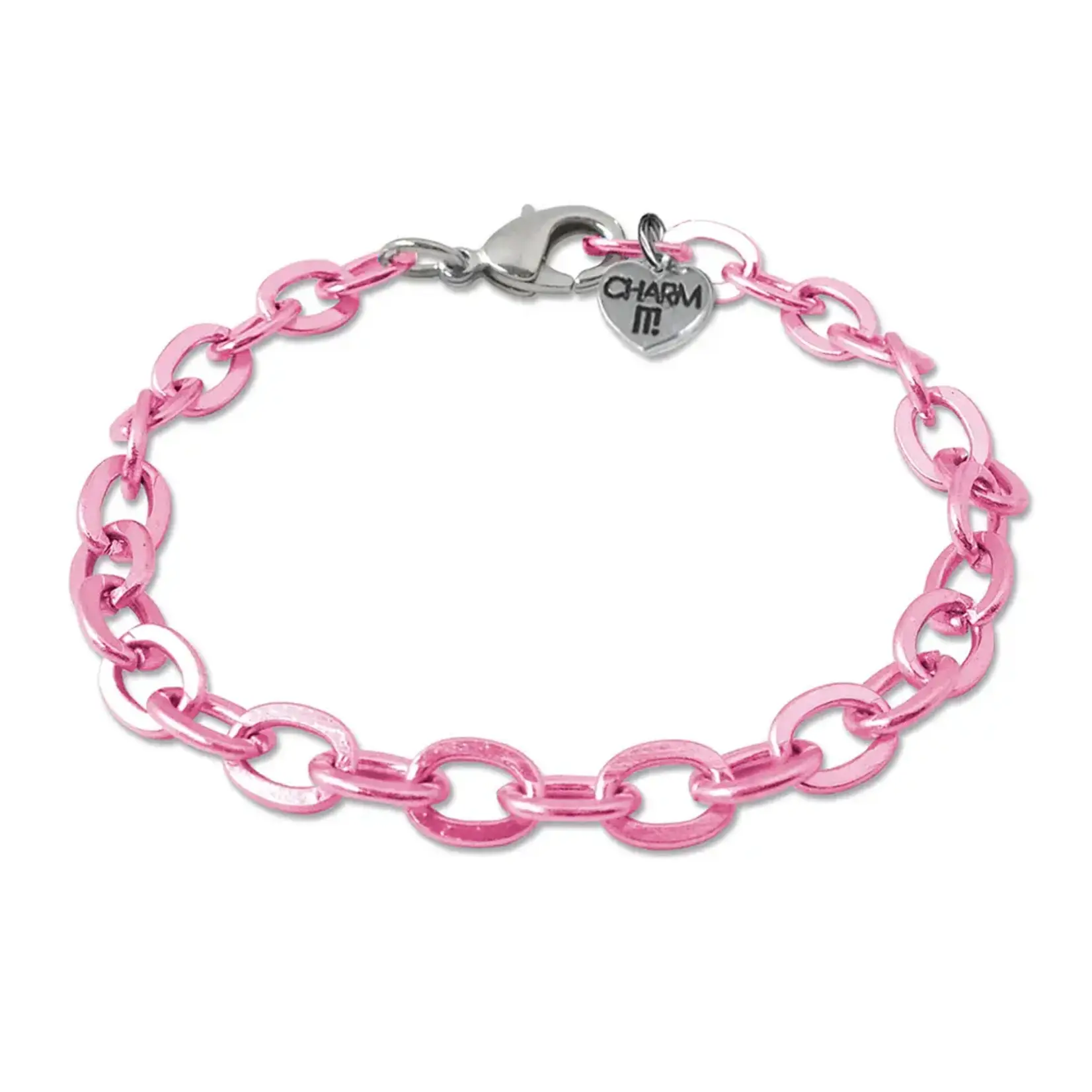 CHARM IT! CHARM IT! Pink Chain Bracelet