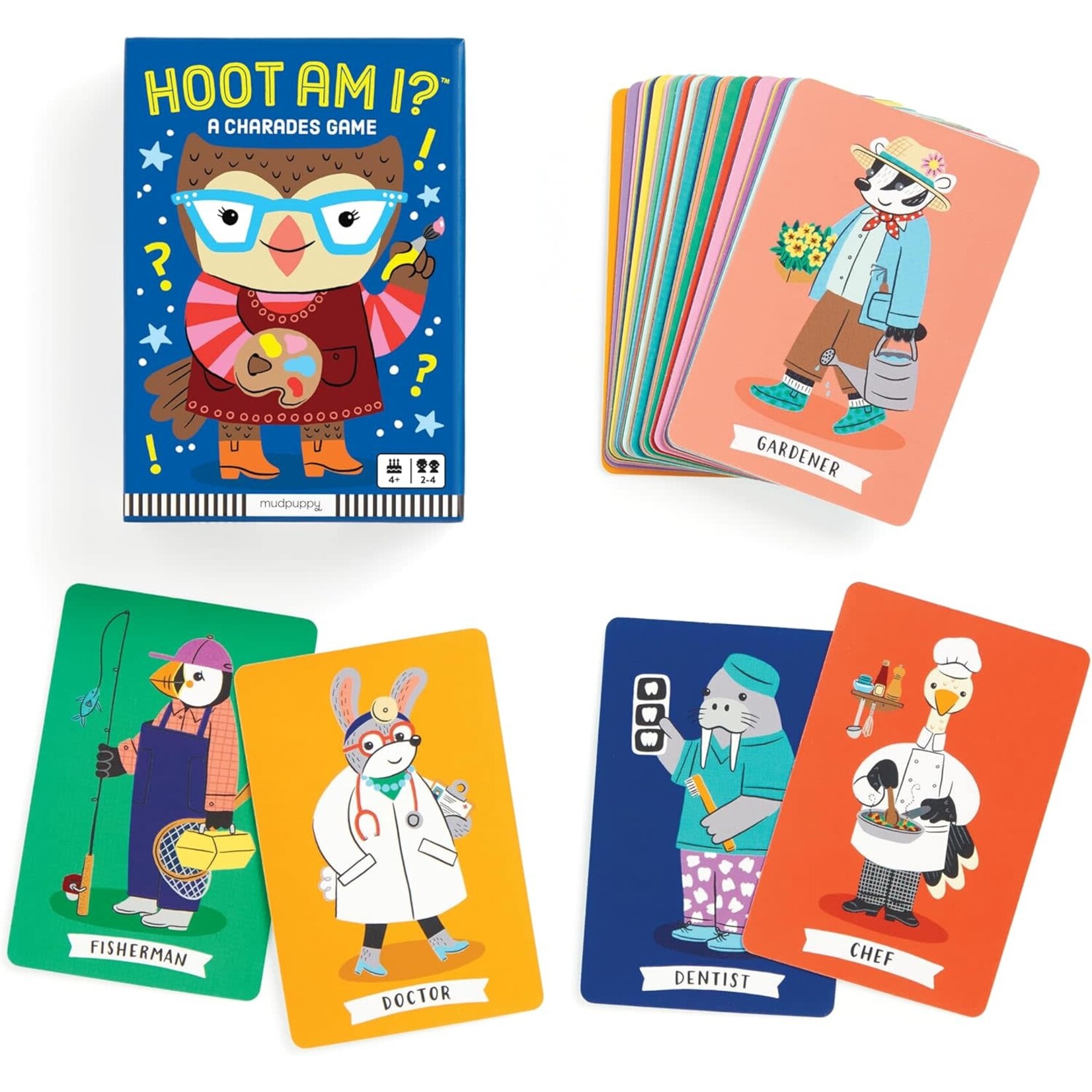 Hoot Am I? Charades Card Game