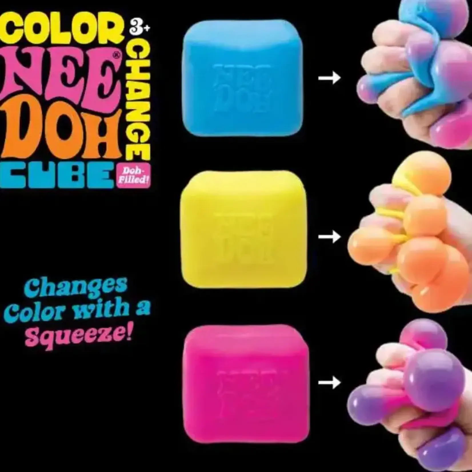 Schylling NeeDoh Color Change Cube