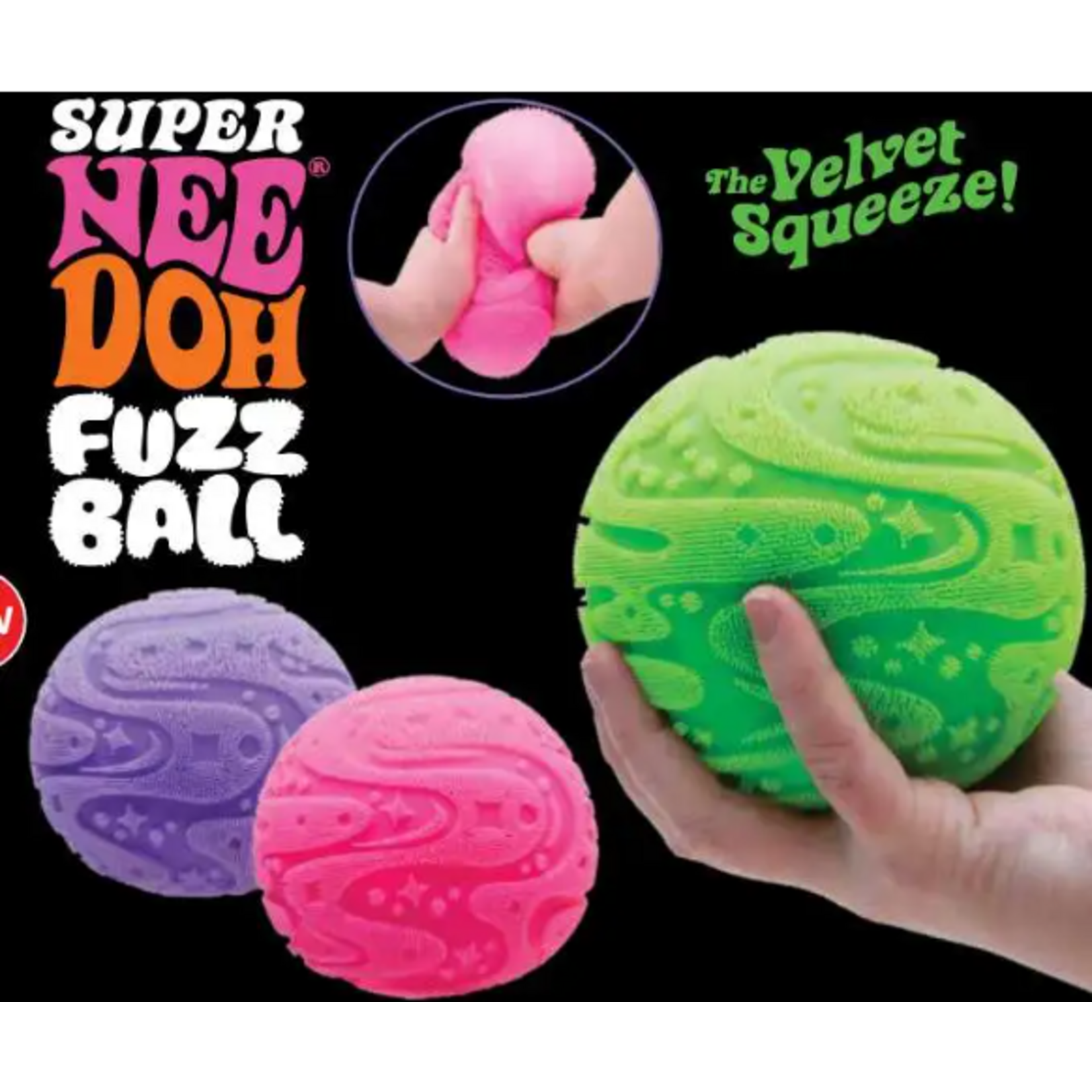 Schylling NeeDoh Super Fuzz Ball