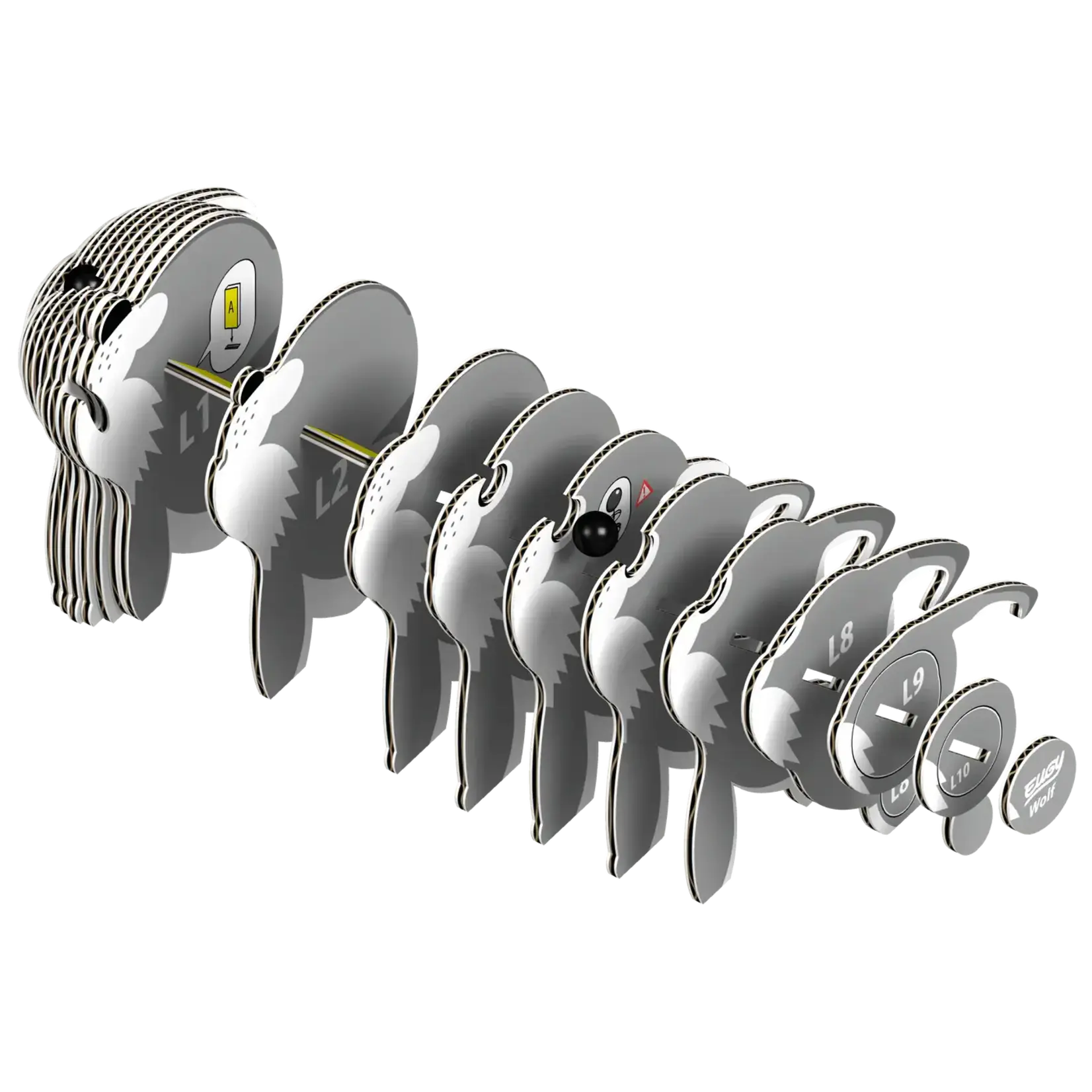 Safari Ltd Eugy - Wolf 3D Puzzle