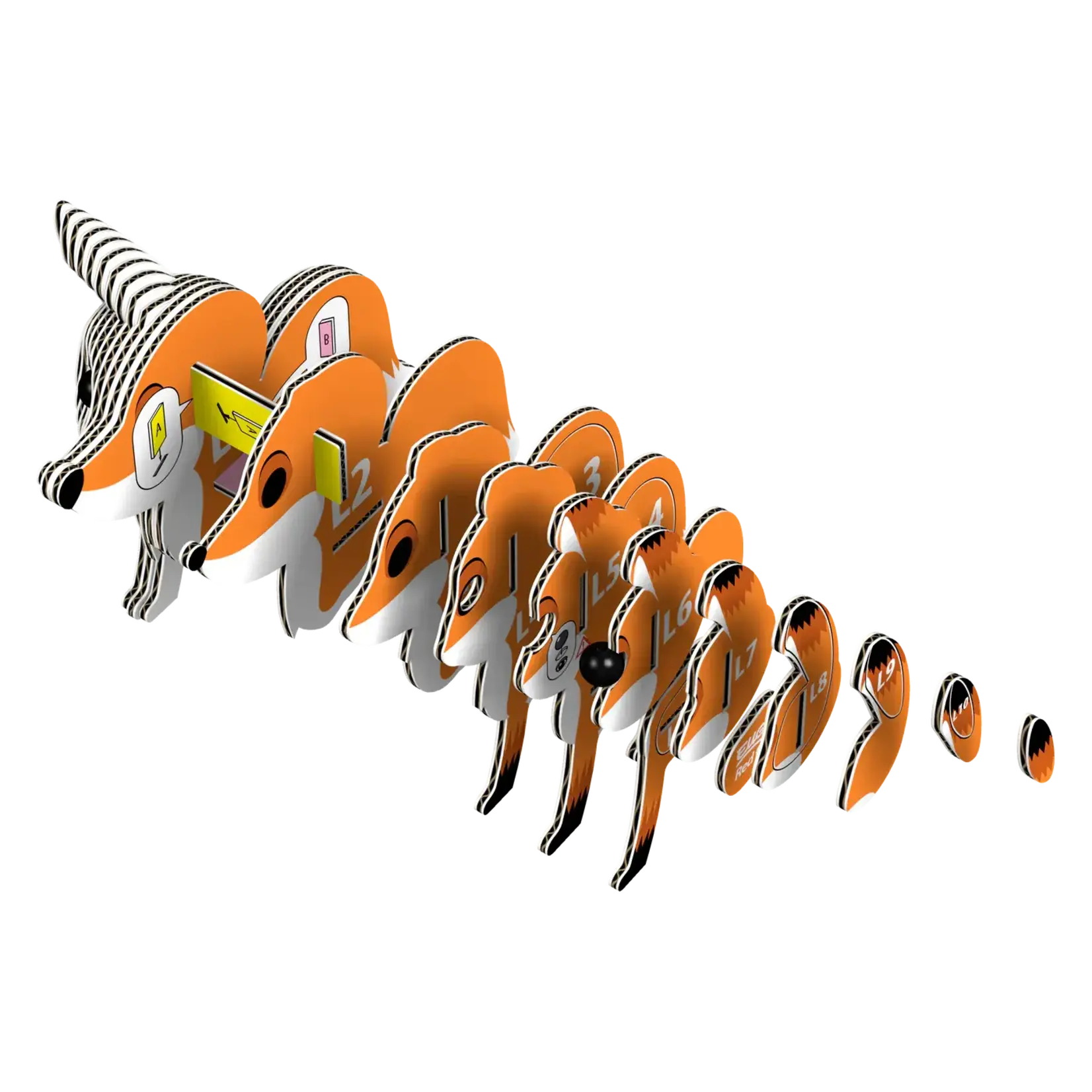 Safari Ltd Eugy - Red Fox 3D Puzzle