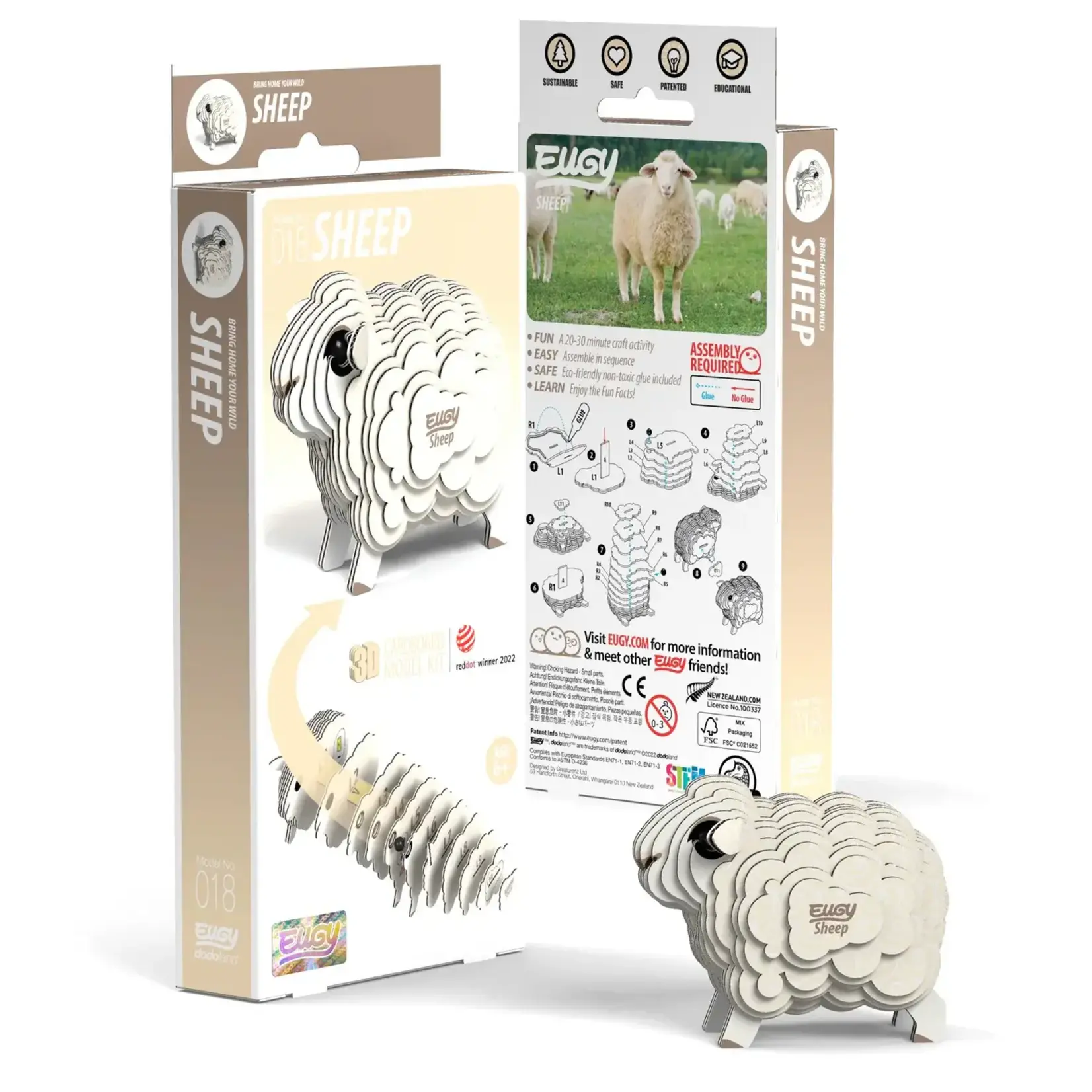 Safari Ltd Eugy - Sheep 3D Puzzle