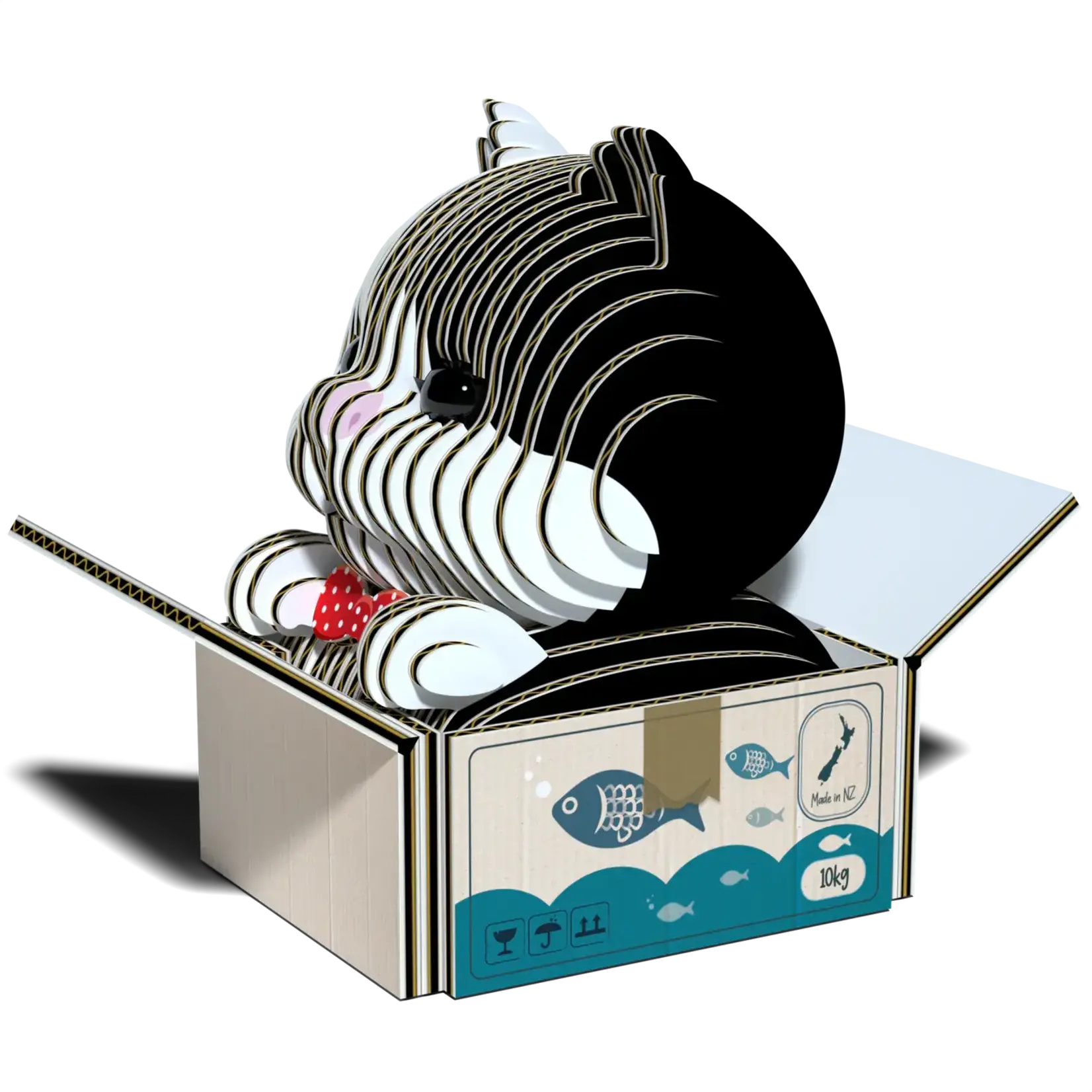 Safari Ltd Eugy- Tuxedo Cat 3D Puzzle