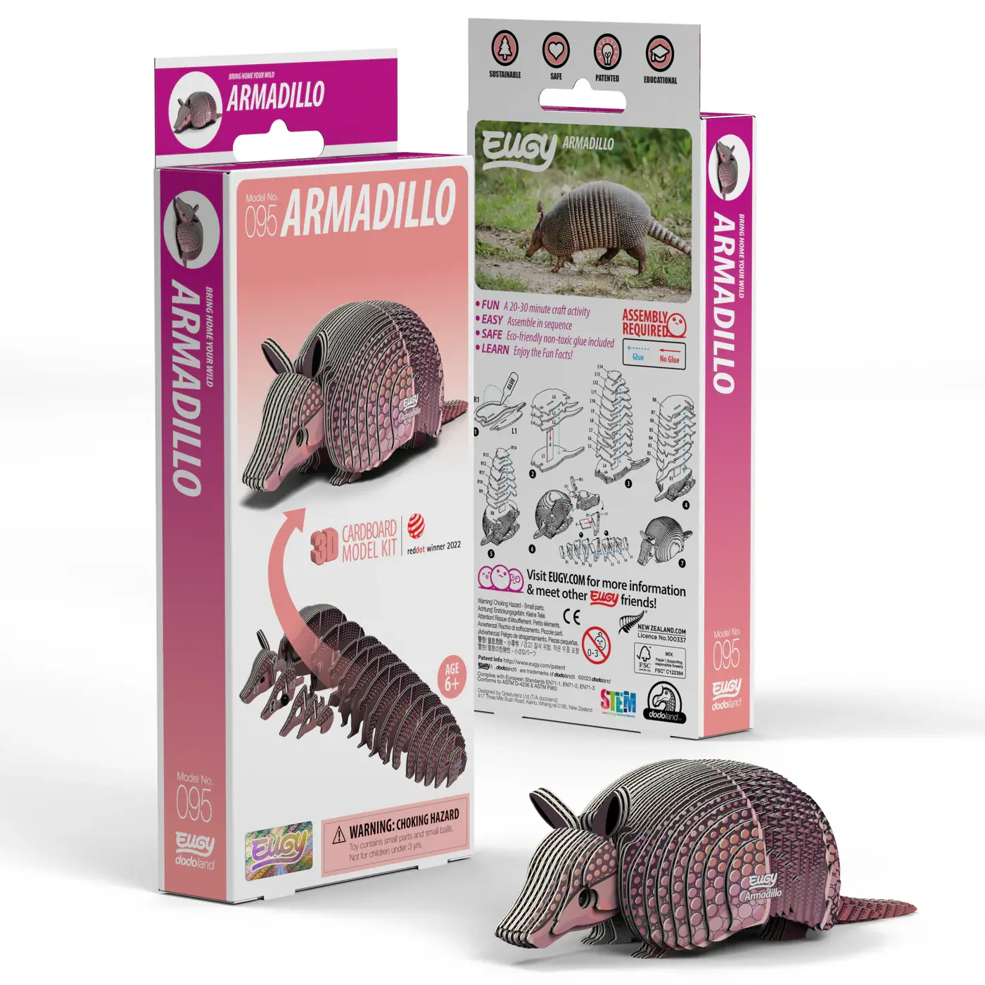 Eugy - Armadillo 3D Puzzle