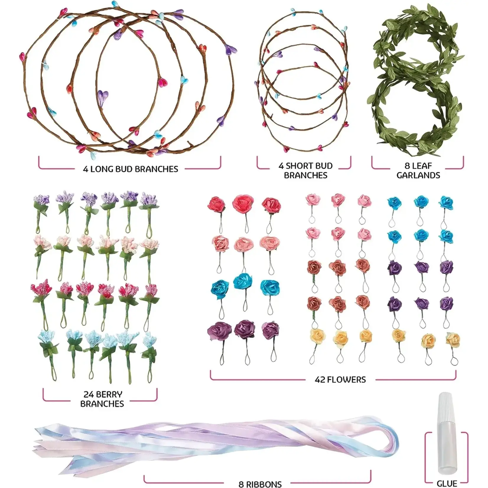 Dan & Darci Flower Crown and Bracelet Craft Kit
