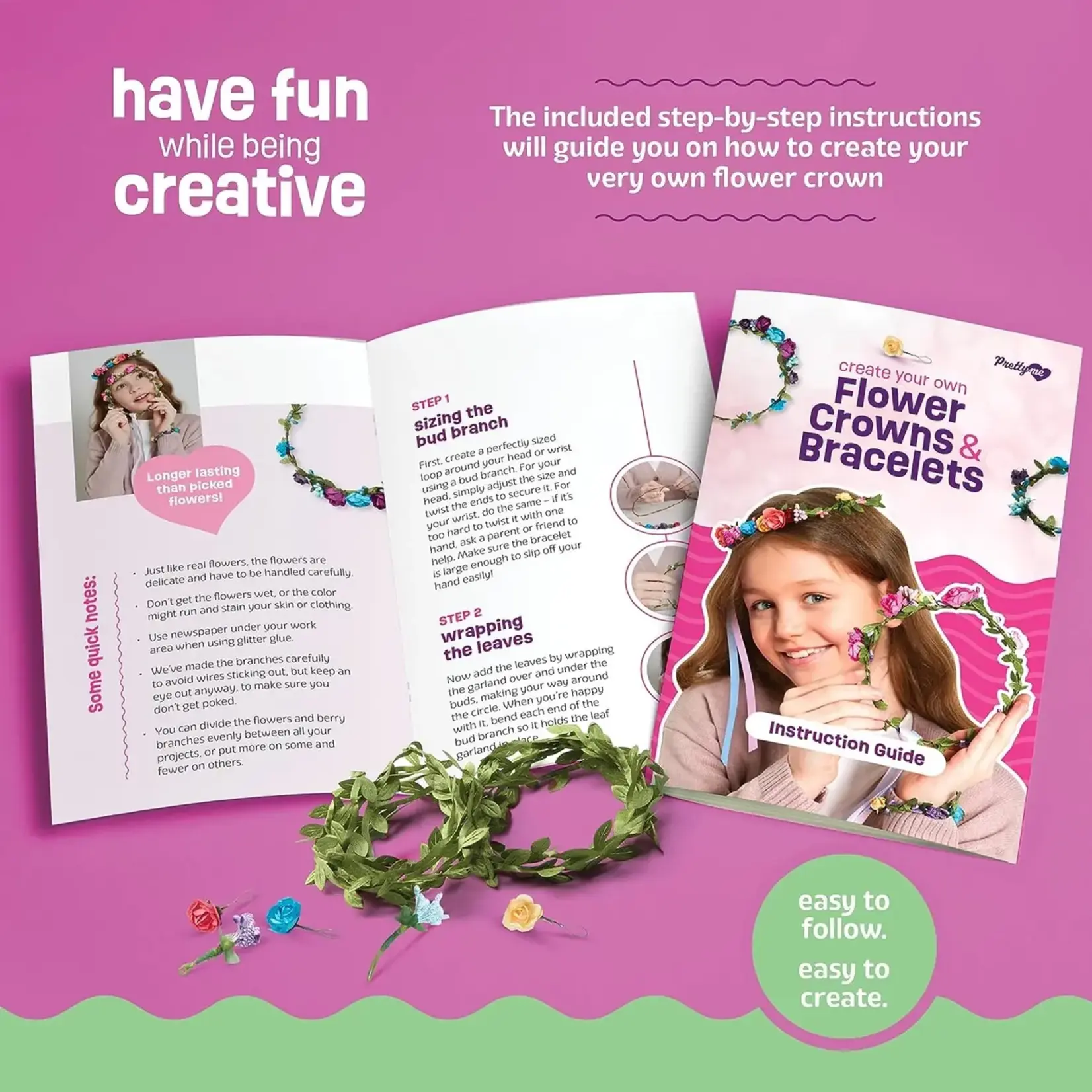 Dan & Darci Flower Crown and Bracelet Craft Kit