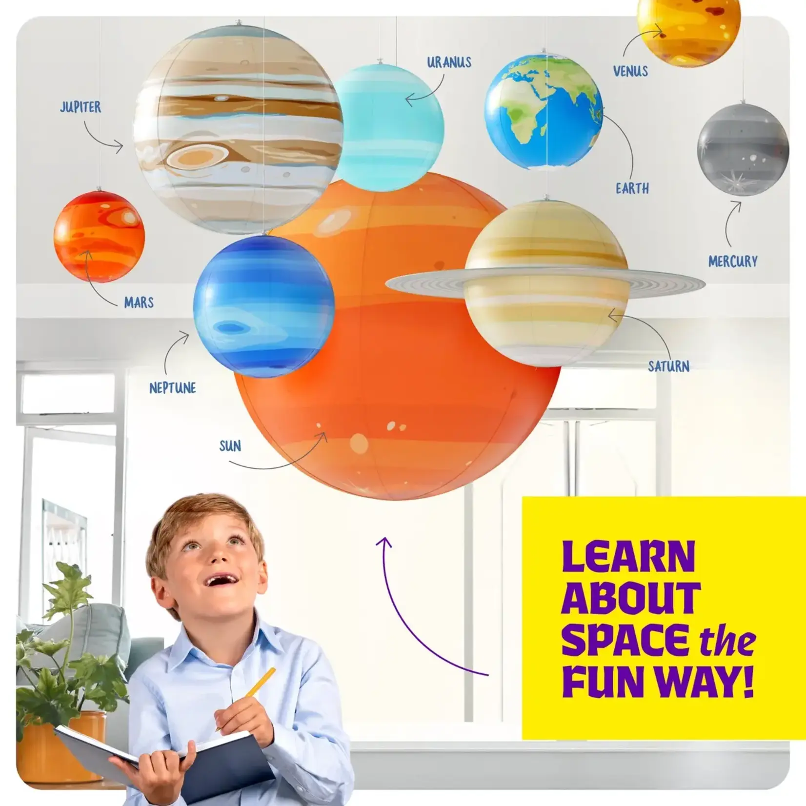 Dan & Darci Inflatable Solar System: 8 planets + Sun