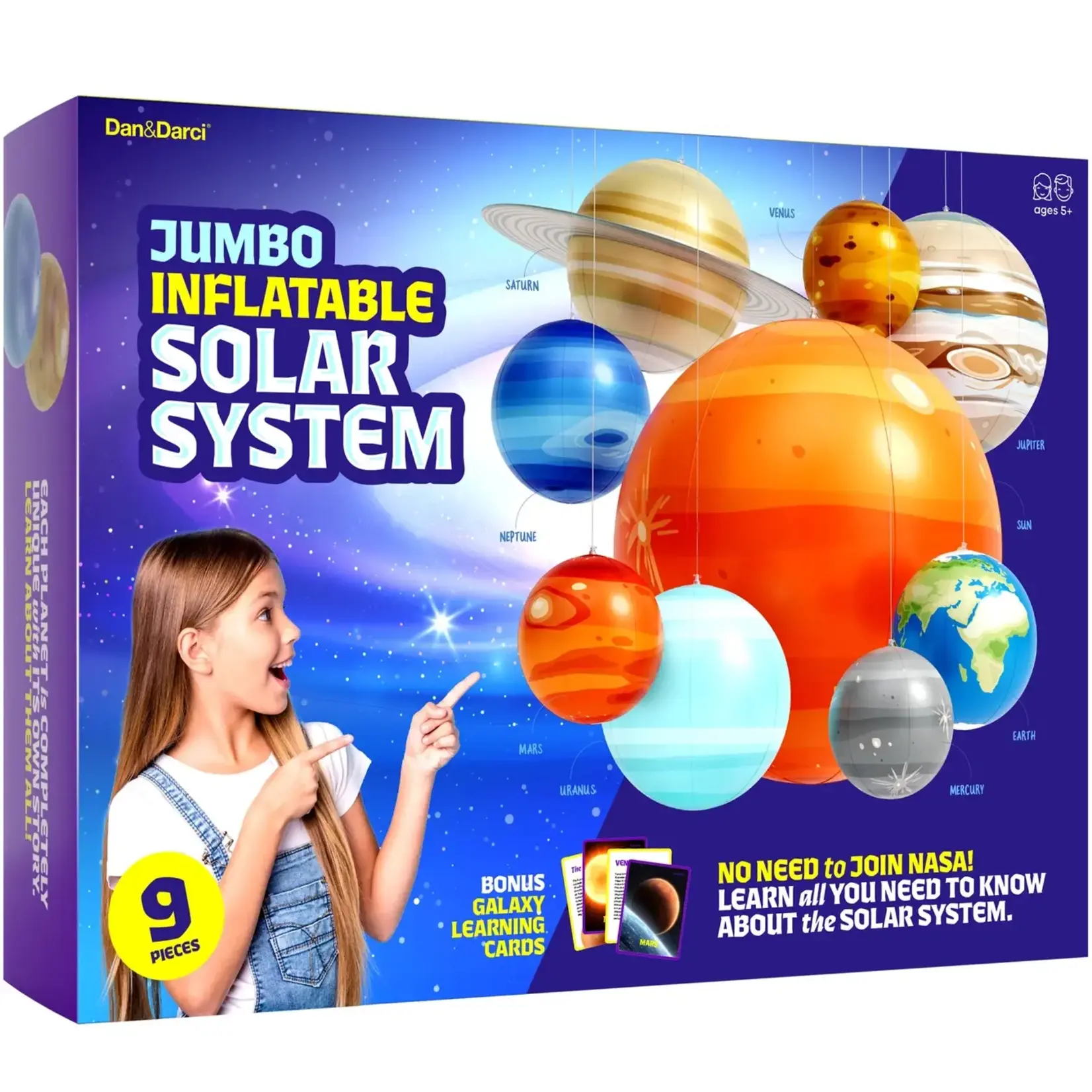 Dan & Darci Inflatable Solar System: 8 planets + Sun
