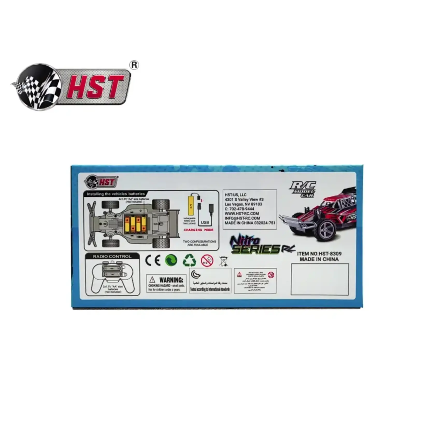 HST-US Nitro Series 1:18 RC Racer Buggy