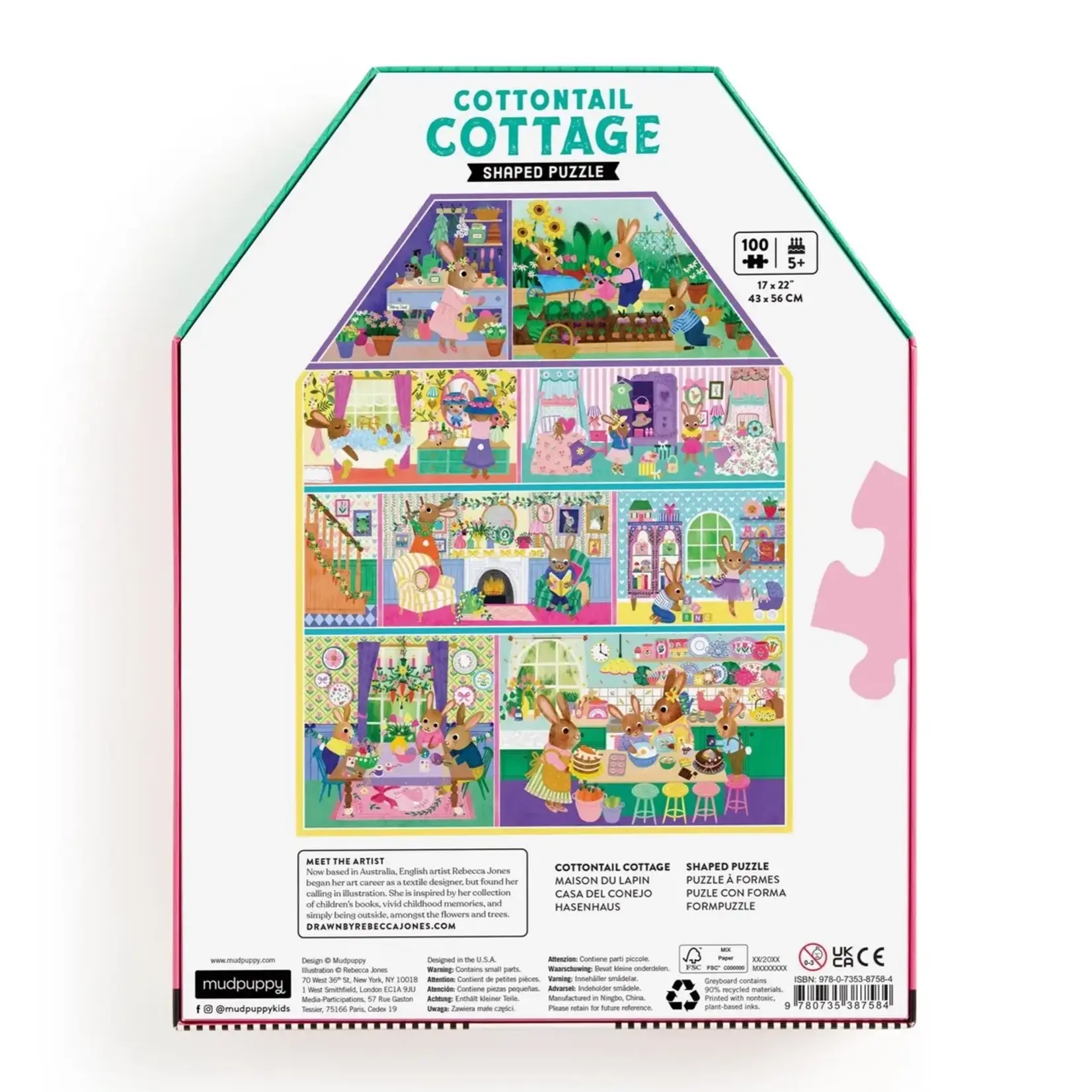 Cottontail Cottage 100 Piece Puzzle