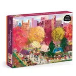 Galison Autumn at the City Market 1000 Piece Puzzle