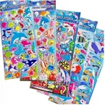 Assorted Puffy Stickers (Single Sheet) Sea World