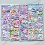 Assorted Puffy Stickers (Single Sheet) Kawaii