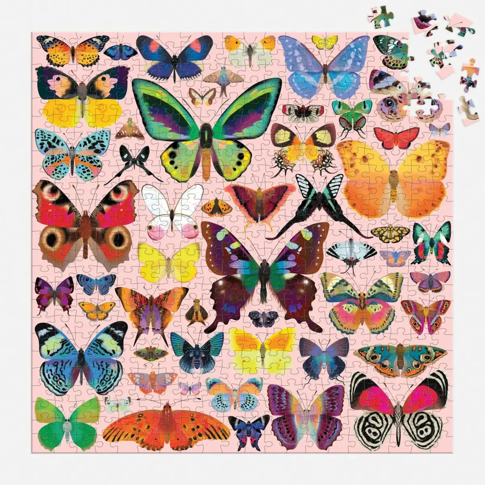 Galison Brilliant Butterflies 500 Piece Puzzle