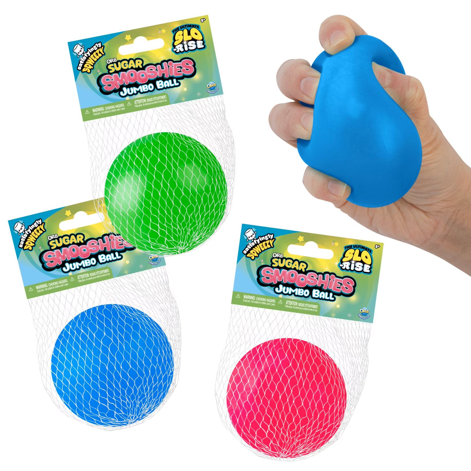 Orb Toys Sugar Smooshies Jumbo Ball