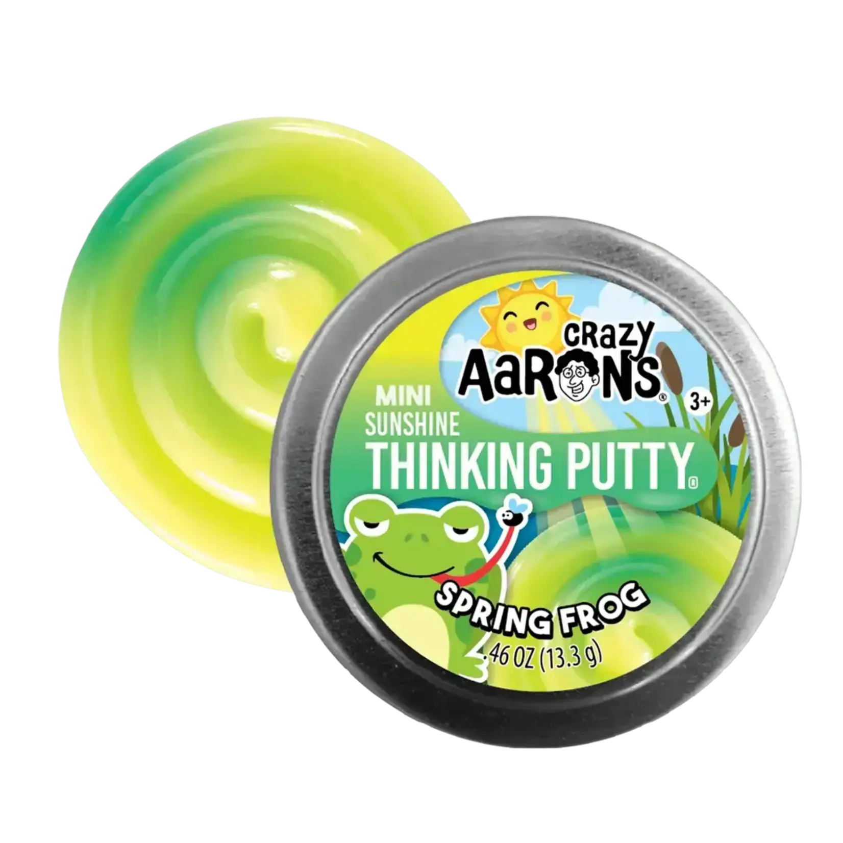 Crazy Aaron's Thinking Putty 2" Mini Putty Spring Frog