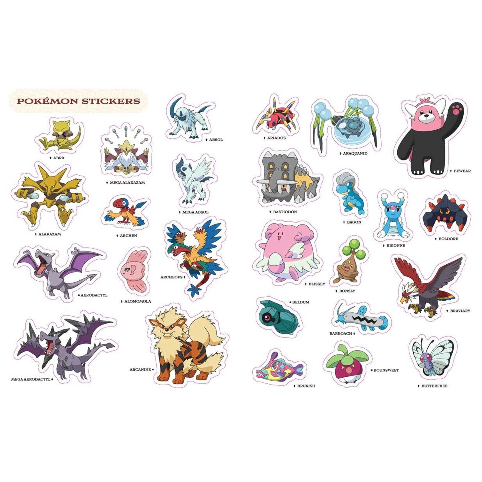 Pikachu Press Pokémon Alola Region Sticker Book