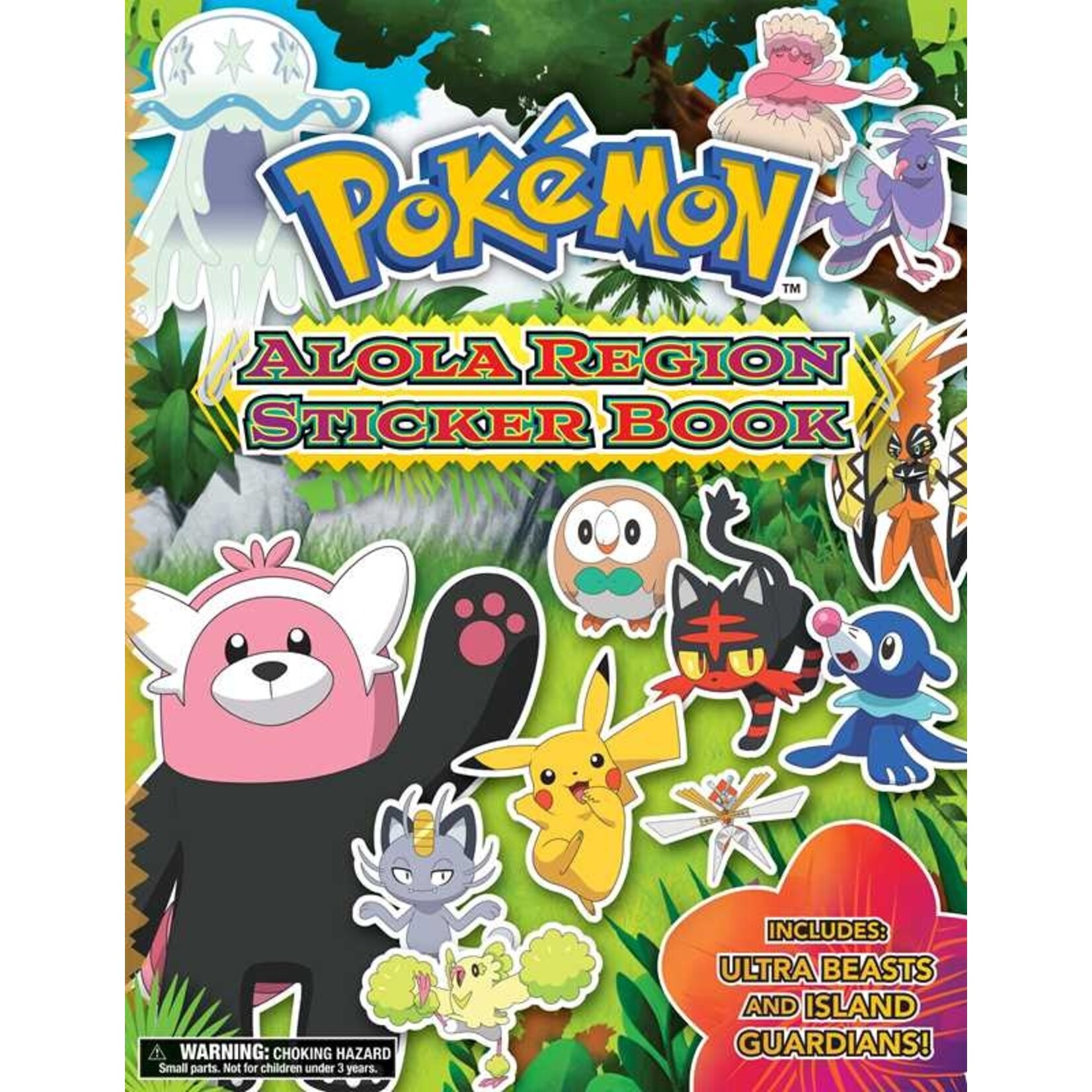 Pikachu Press Pokémon Alola Region Sticker Book