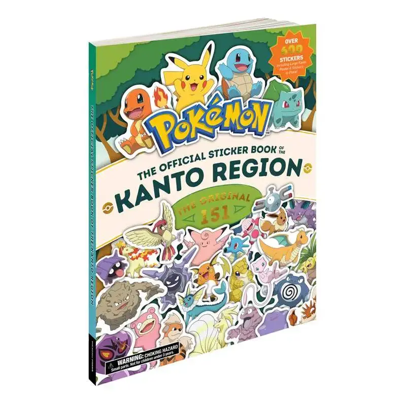 Pokemon Official Sticker Book of the Kanto Region