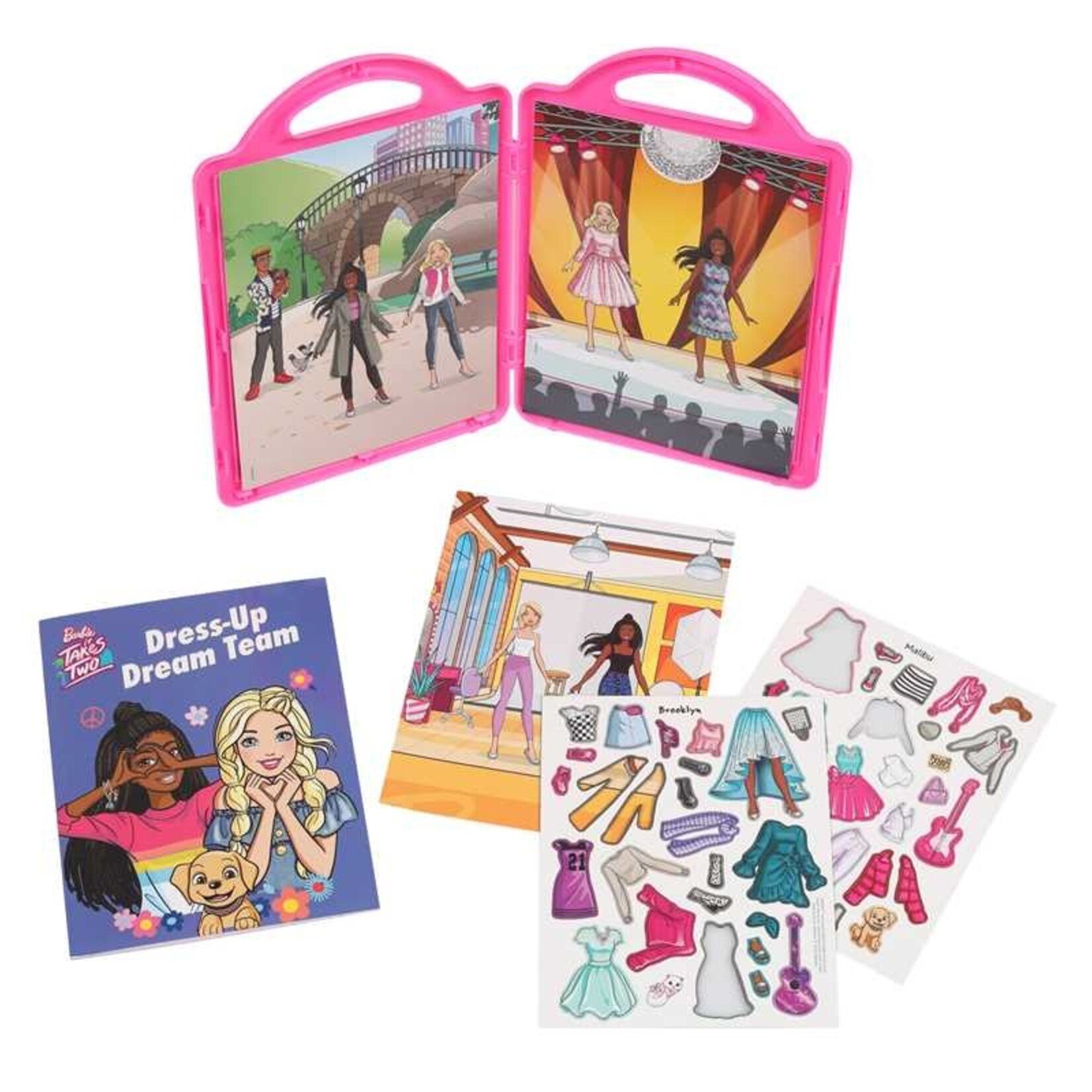 Simon and Schuster Magnetic Travel Playset & Book