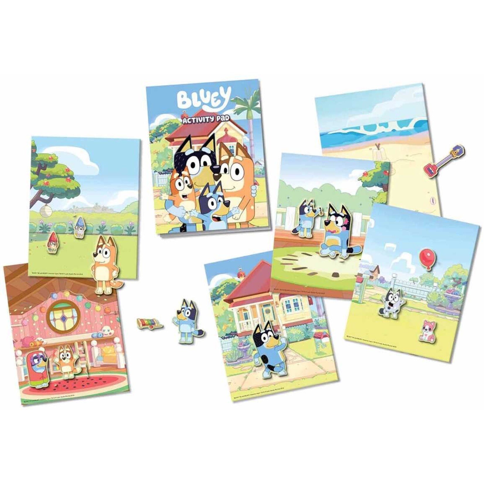 Simon and Schuster Magnetic Travel Playset & Book