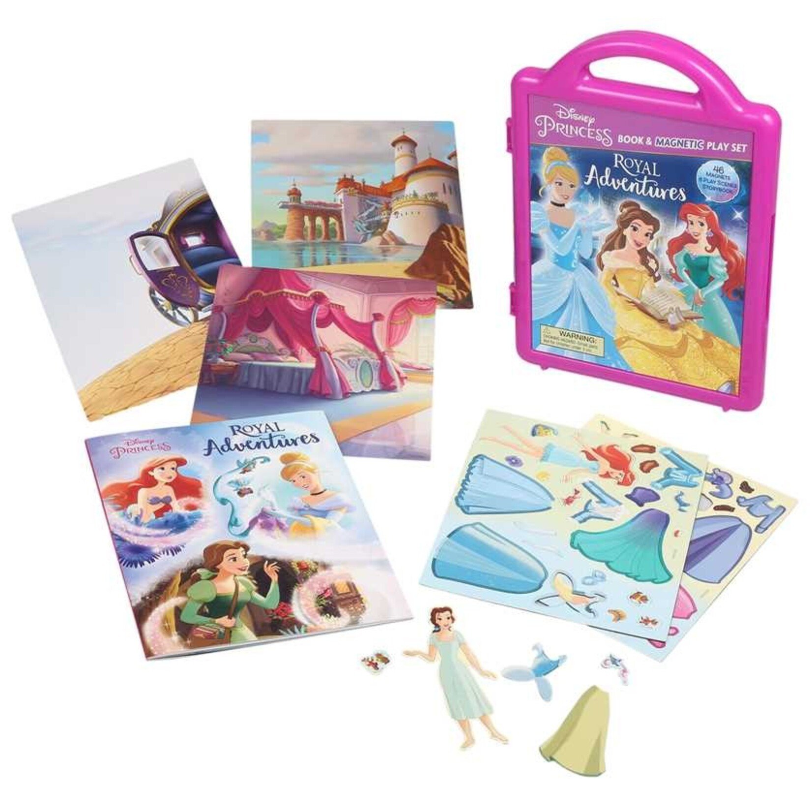 Simon and Schuster Magnetic Travel Playset & Book