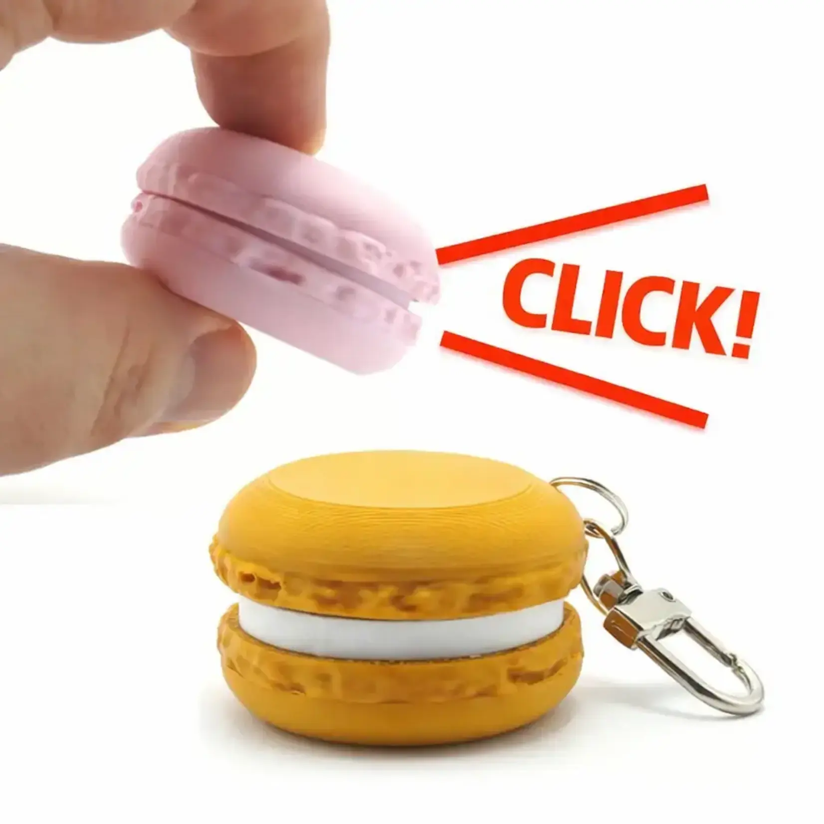Macaron Clicker Keychain