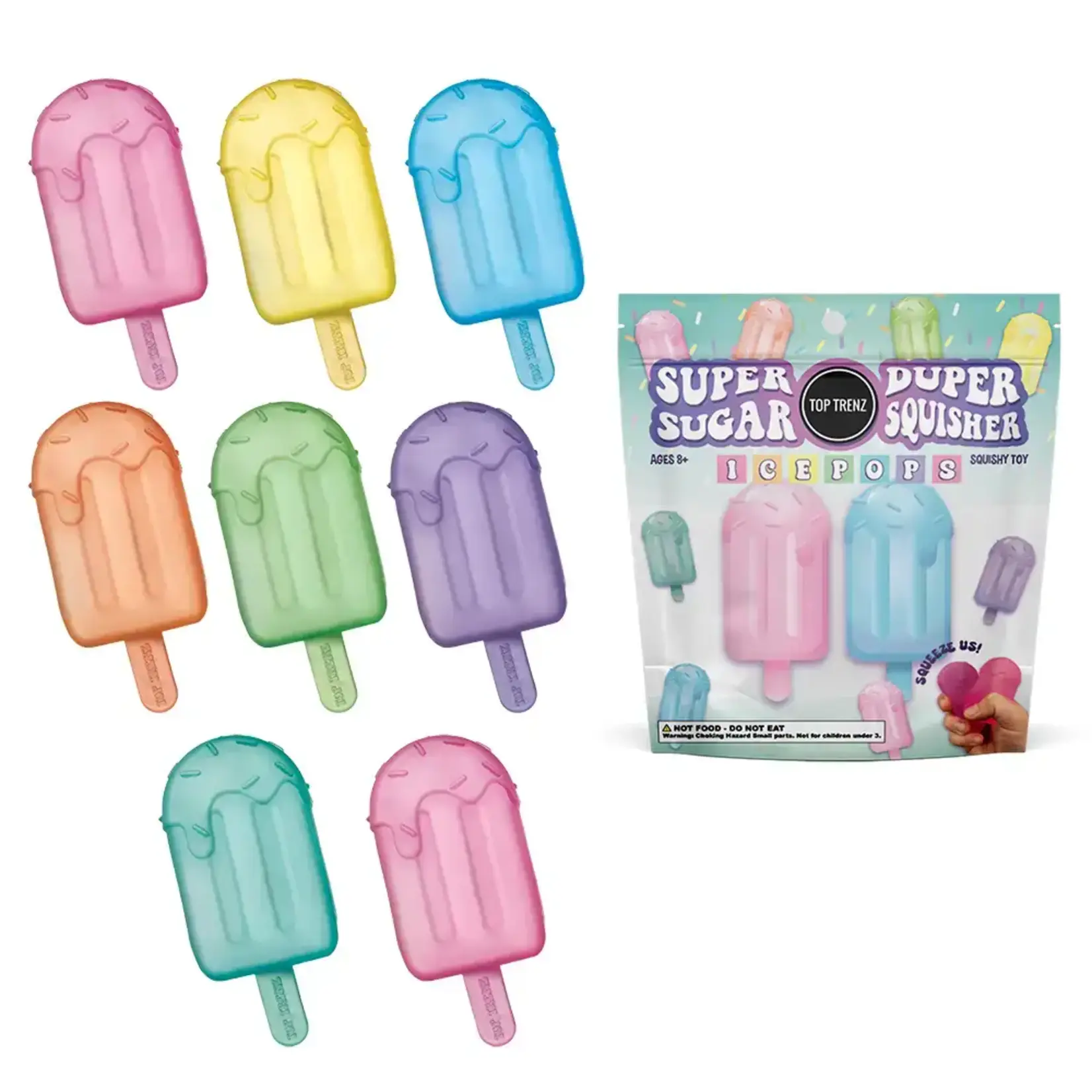 Top Trenz Super Duper Sugar Squisher Dream Pop 2 Pack