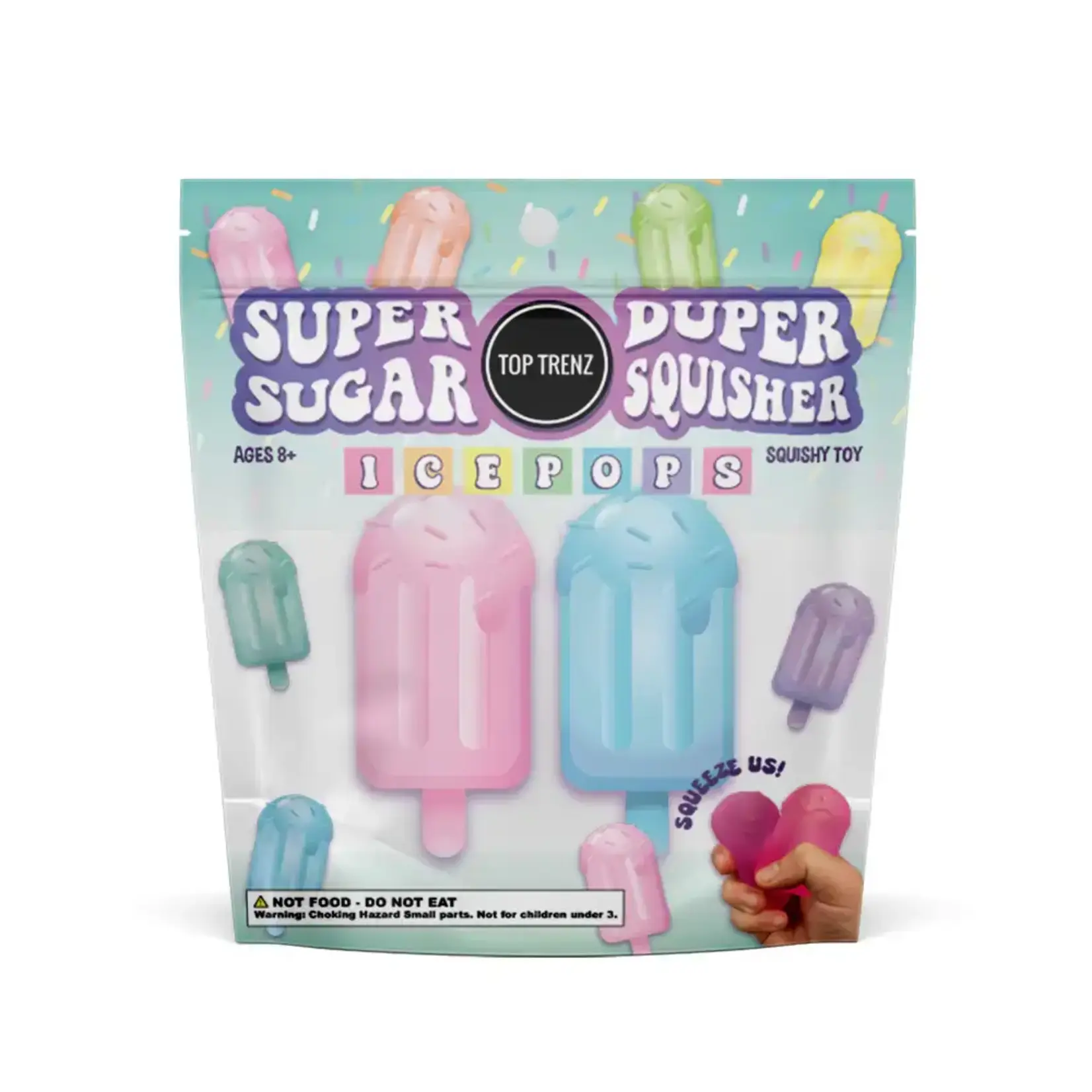 Top Trenz Super Duper Sugar Squisher Dream Pop 2 Pack