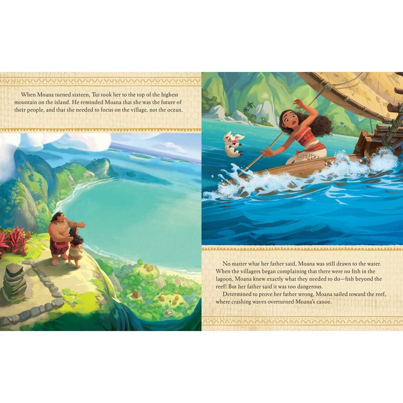 Simon and Schuster Magnetic Travel Playset & Book: Disney Moana